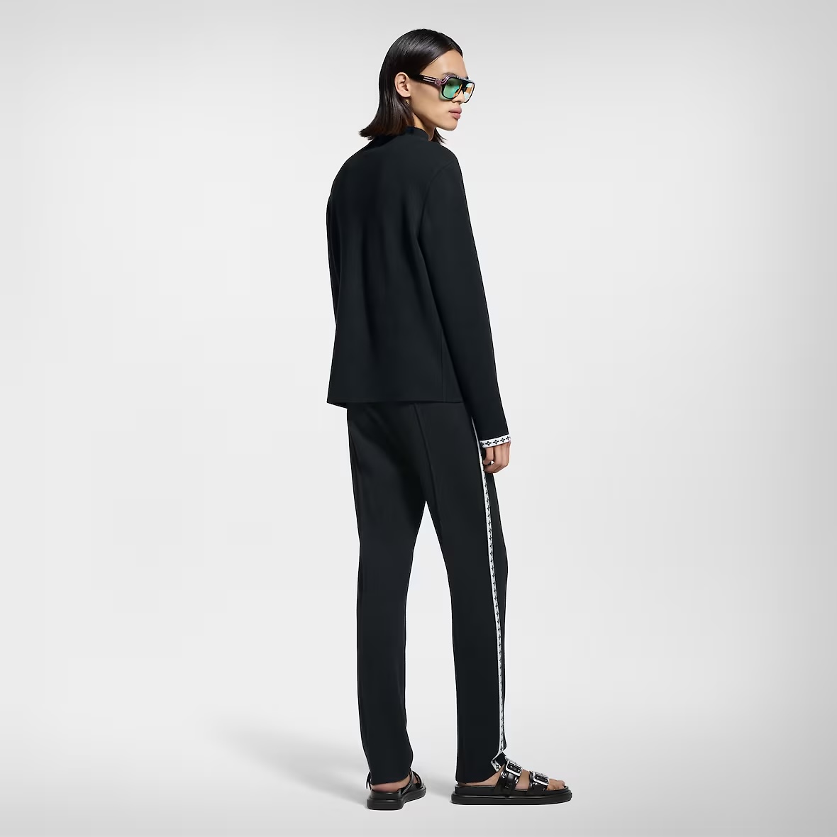 LV 1AGTLM Preppy Knitted Wool Blazer