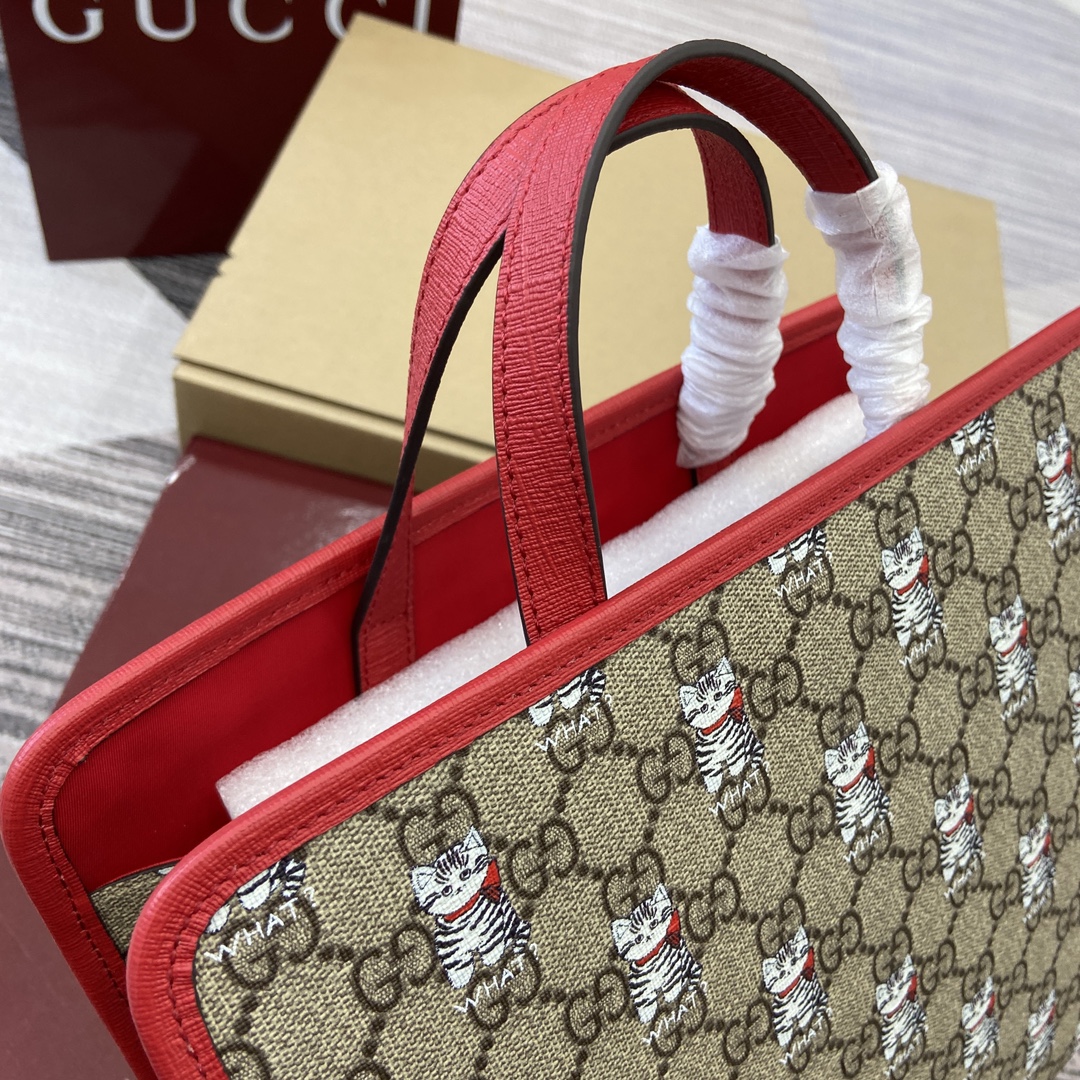Gucci 2024 Cruise Kids' Animal-Print Tote