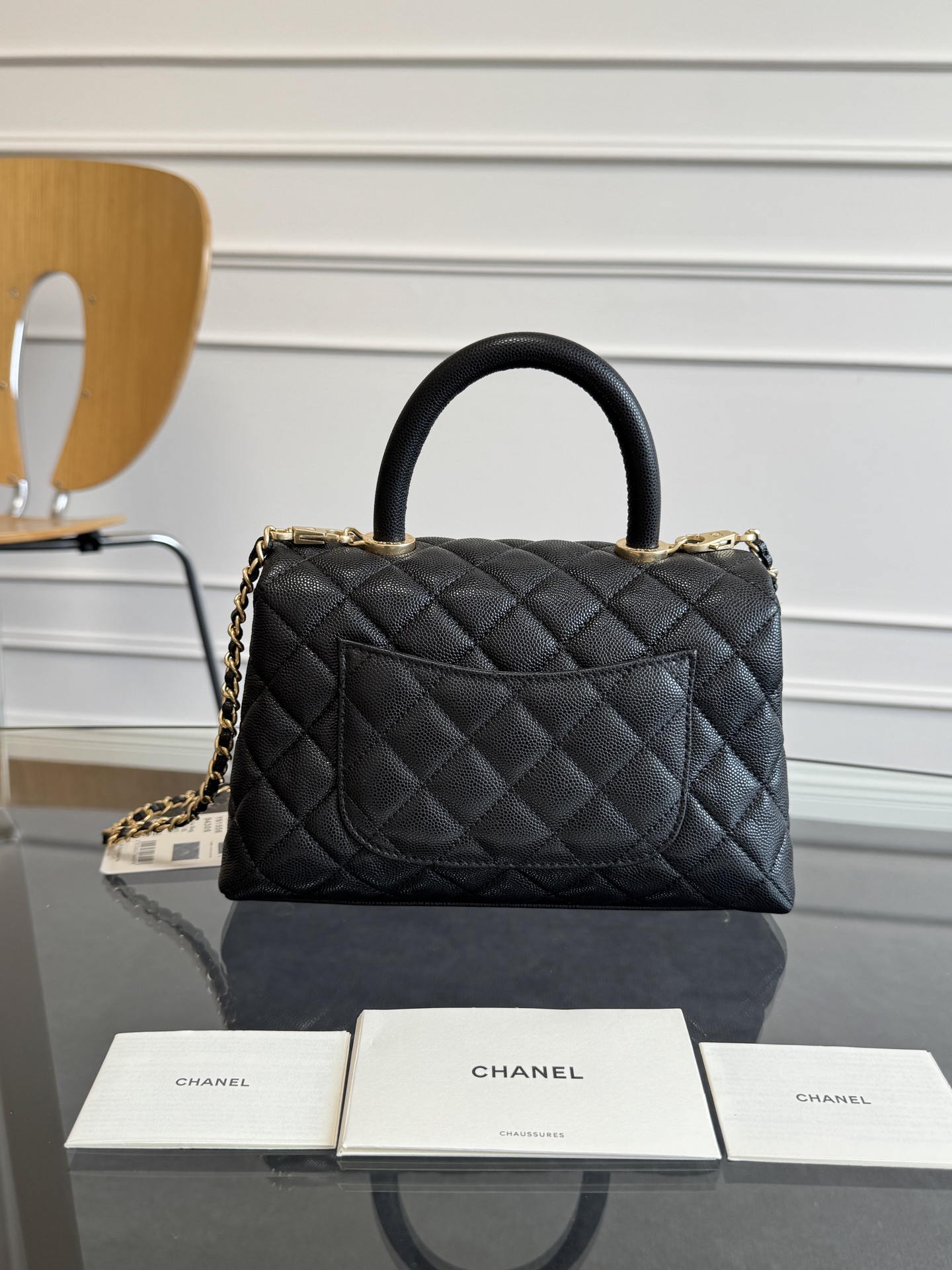 CHANEL-COCO Handle-caviar