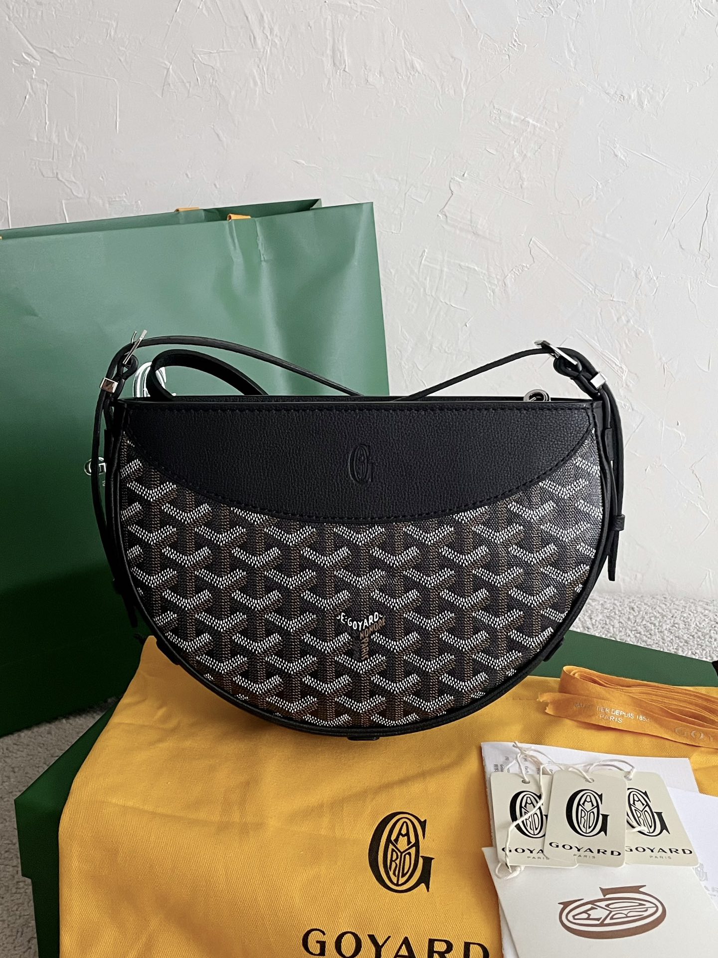 Goyard Hirondelle Bag in Black