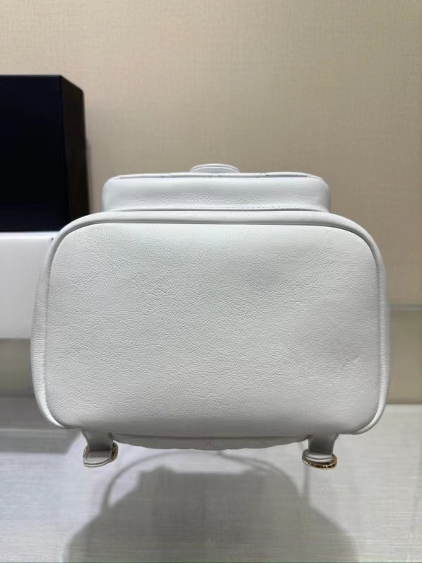 Chanel 2023C large duma backpack-white