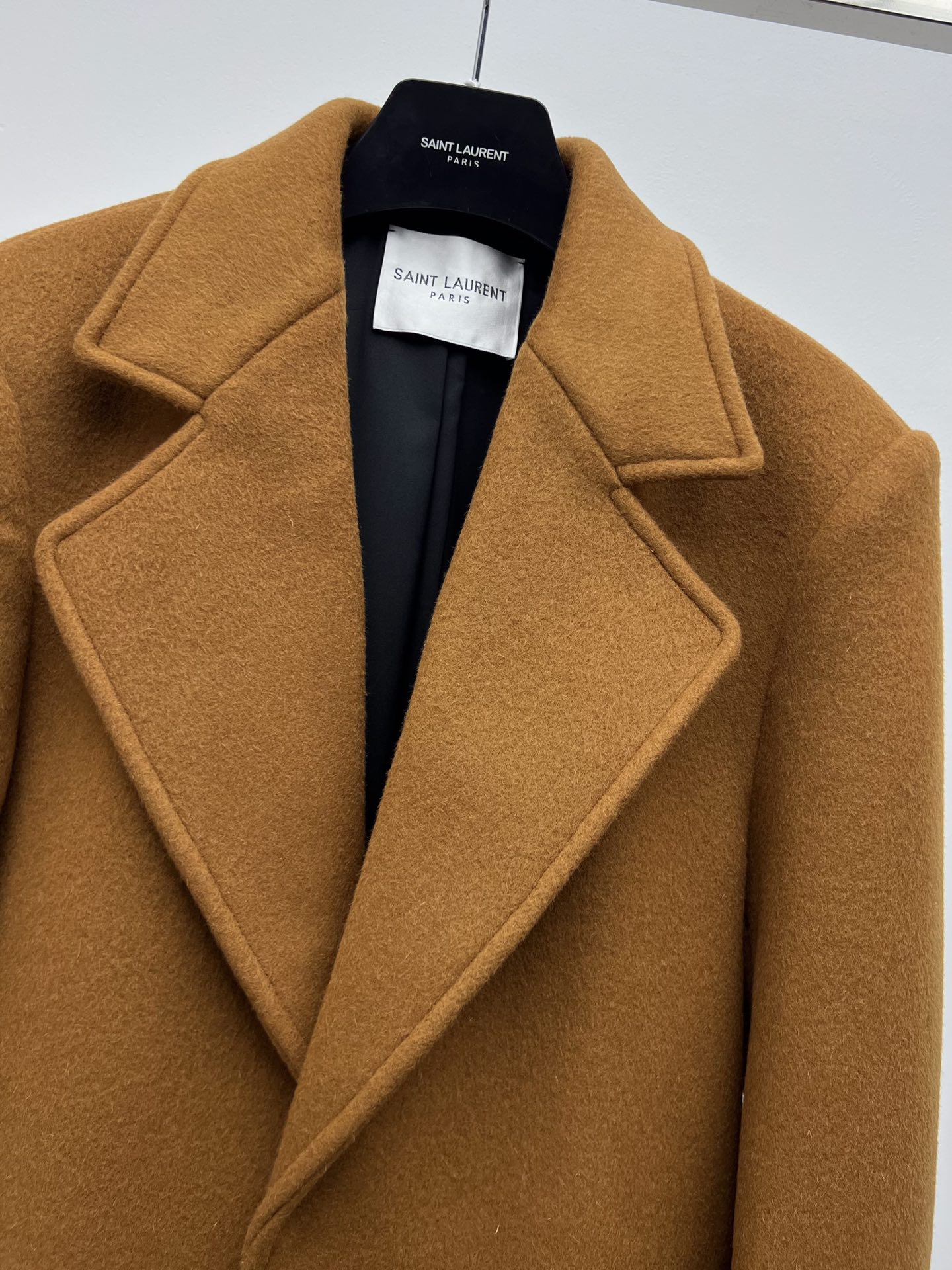 Saint Lauren-Inspired Cocoon Wool Coat