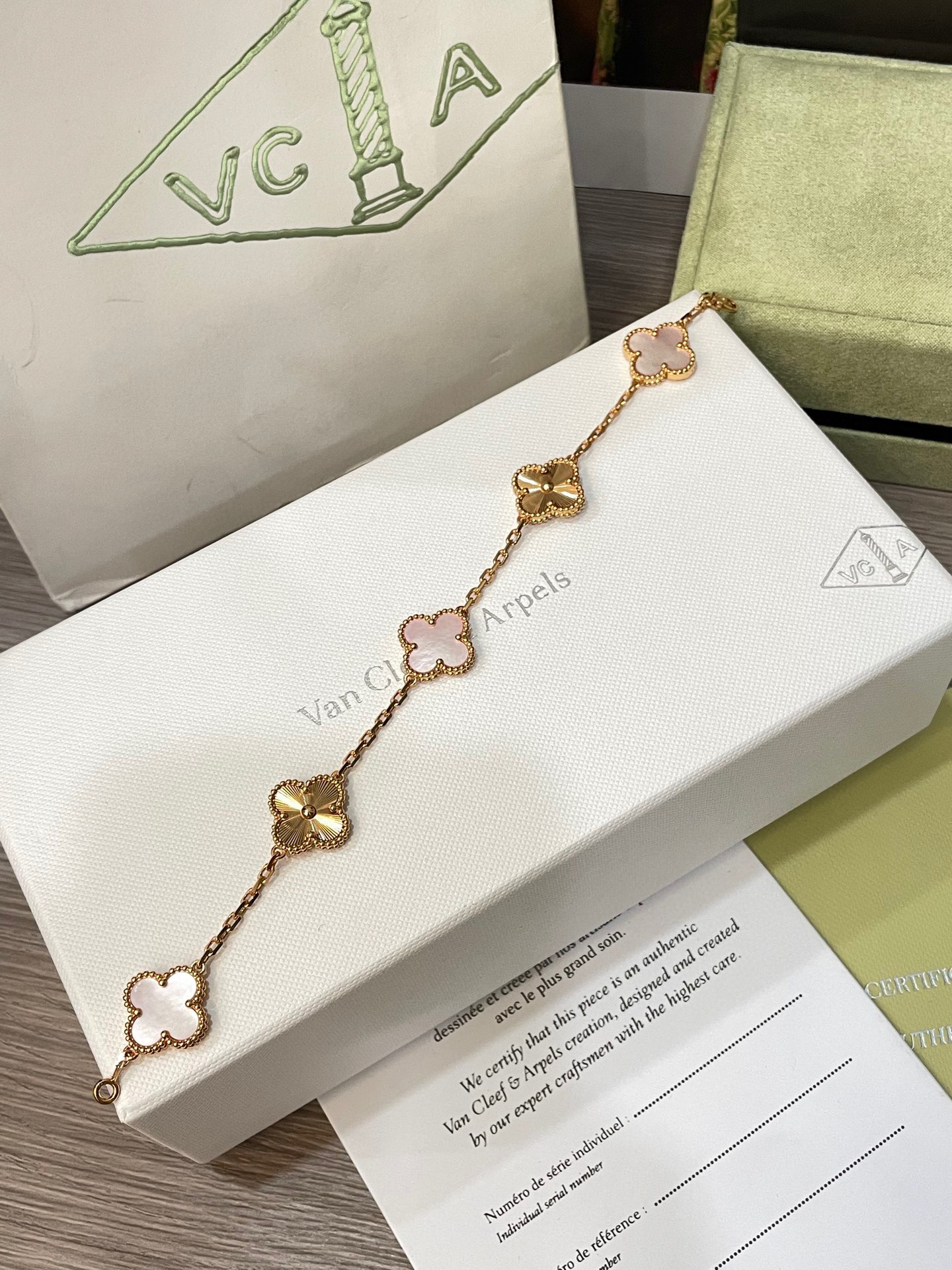 Van Cleef & Arpels Five-Flower Clover Bracelet