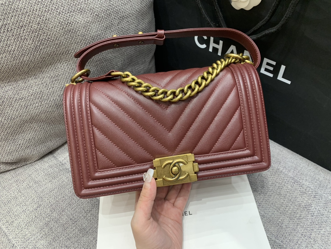 Leboy-25cm-Caviar cowhide