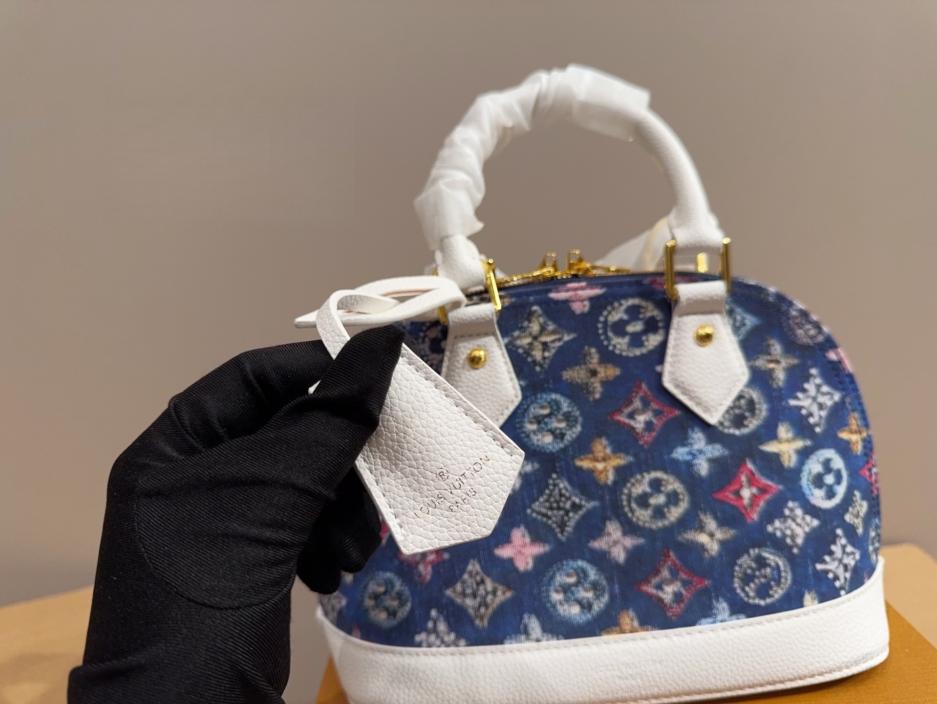 Louis Vuitton Alma-Style Shell Bag