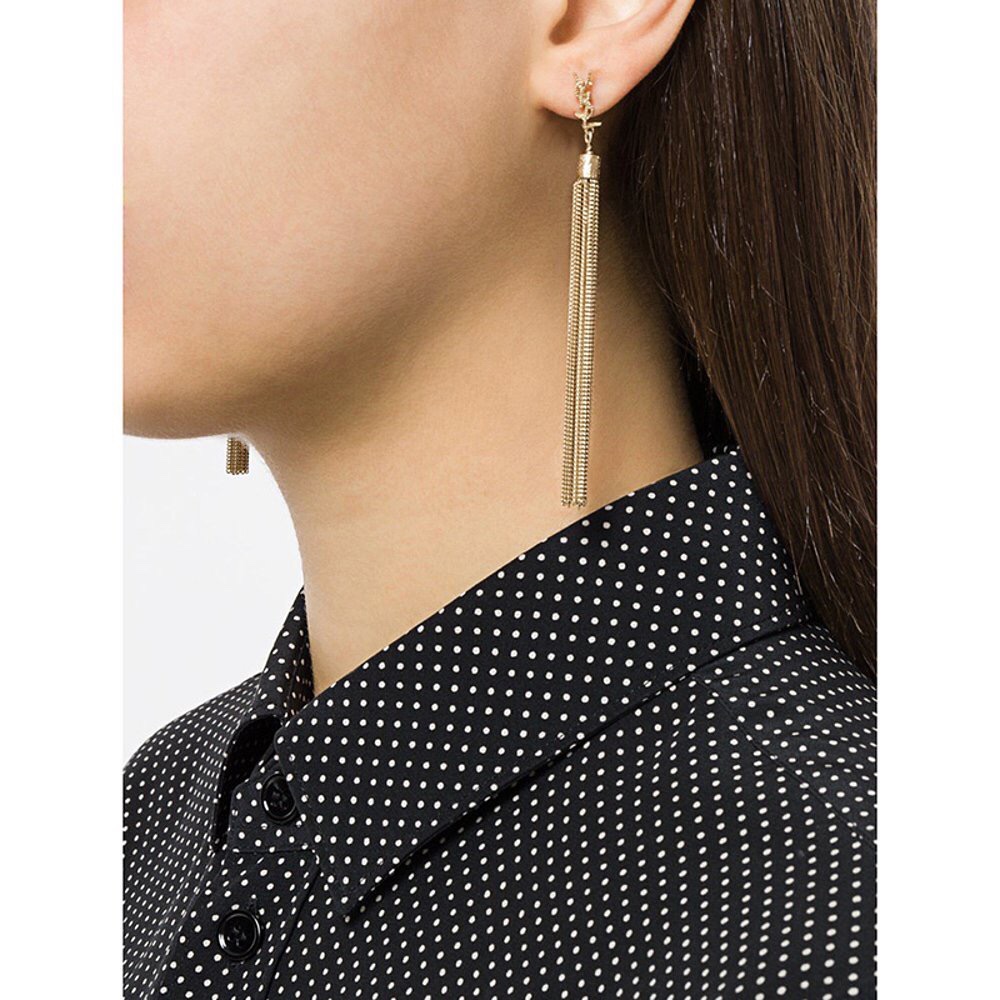 Saint laurent tassel earrings