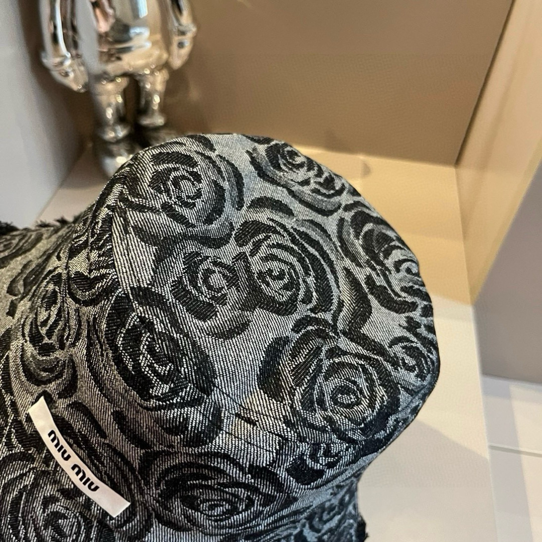 Miu Miu Denim Bucket Hat – Premium Custom Edition