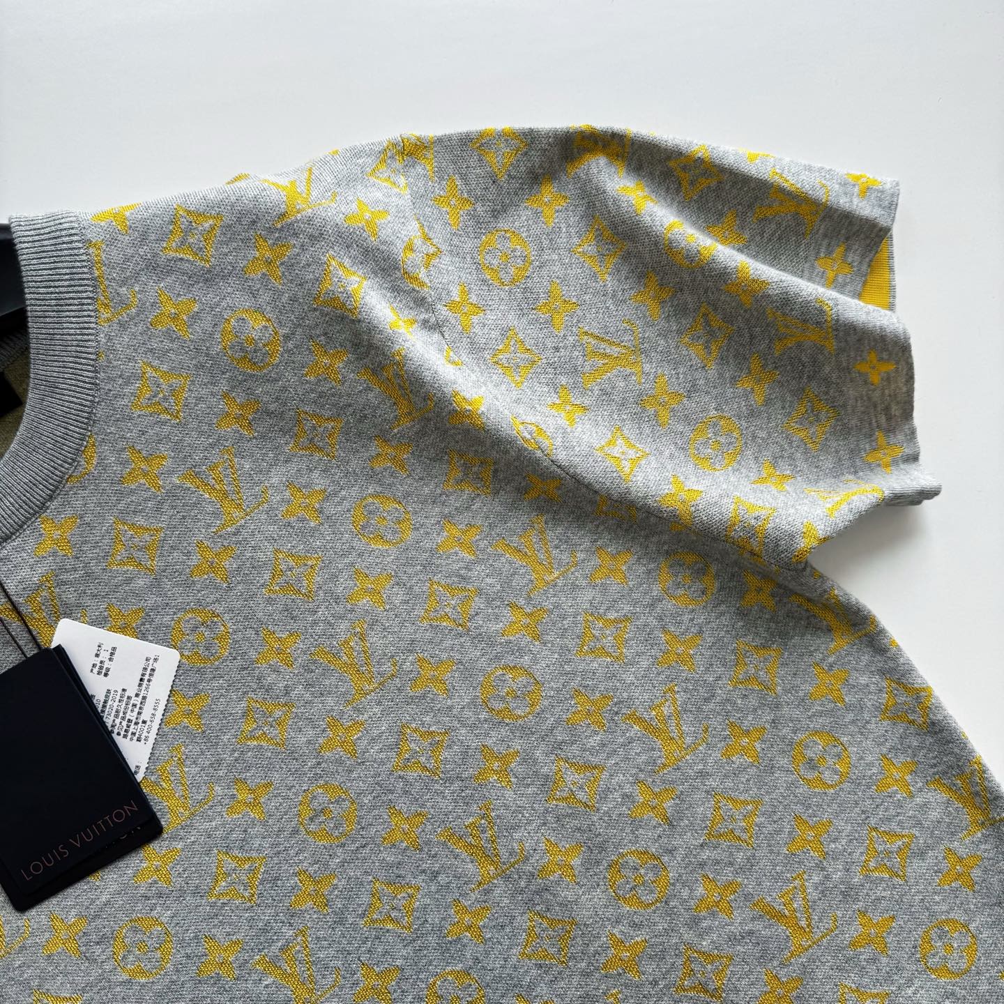 LV Monogram Jacquard Knit T-shirt: