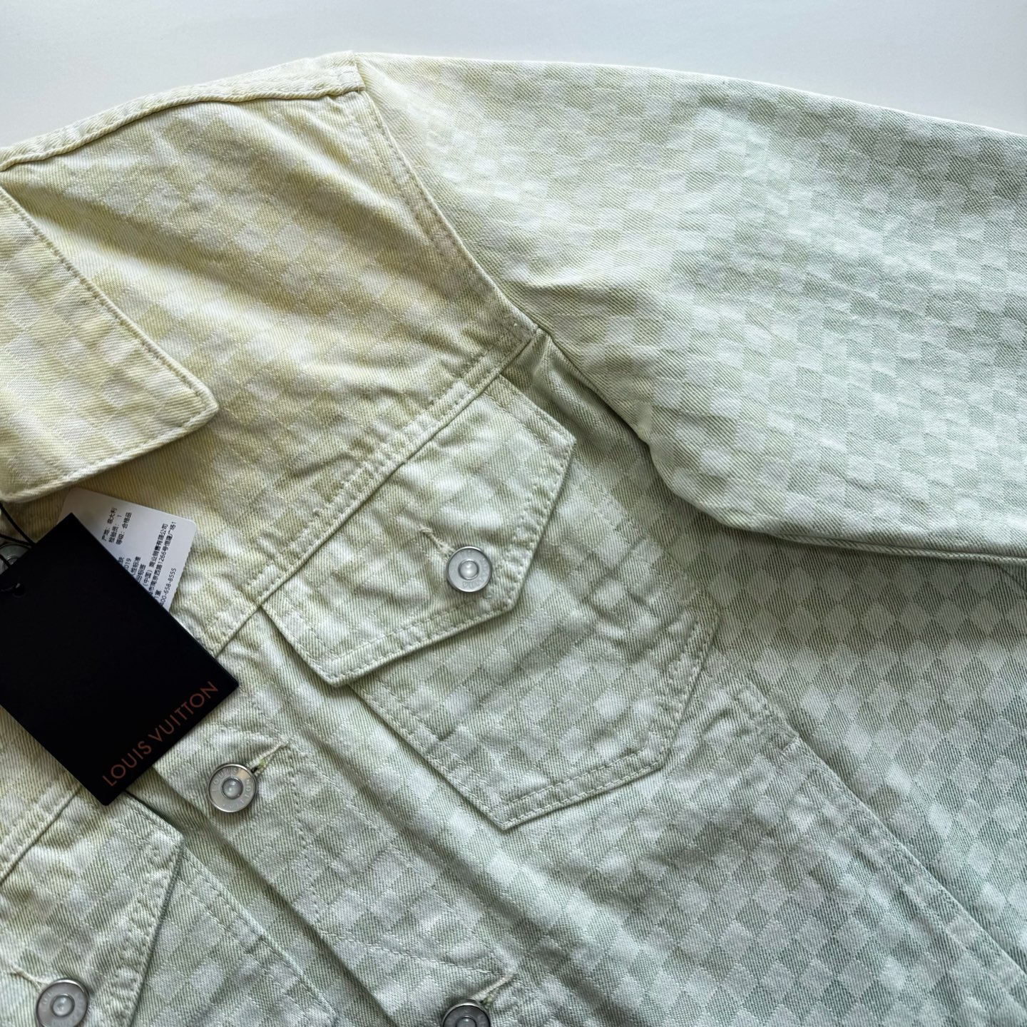 Louis Vuitton Damier Gradient Jacquard Denim Jacket