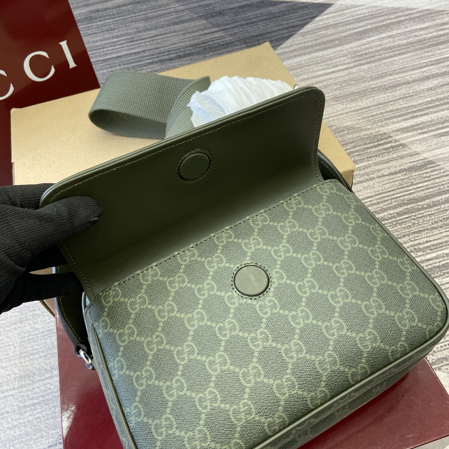 Gucci GG Monogram small crossbody bag