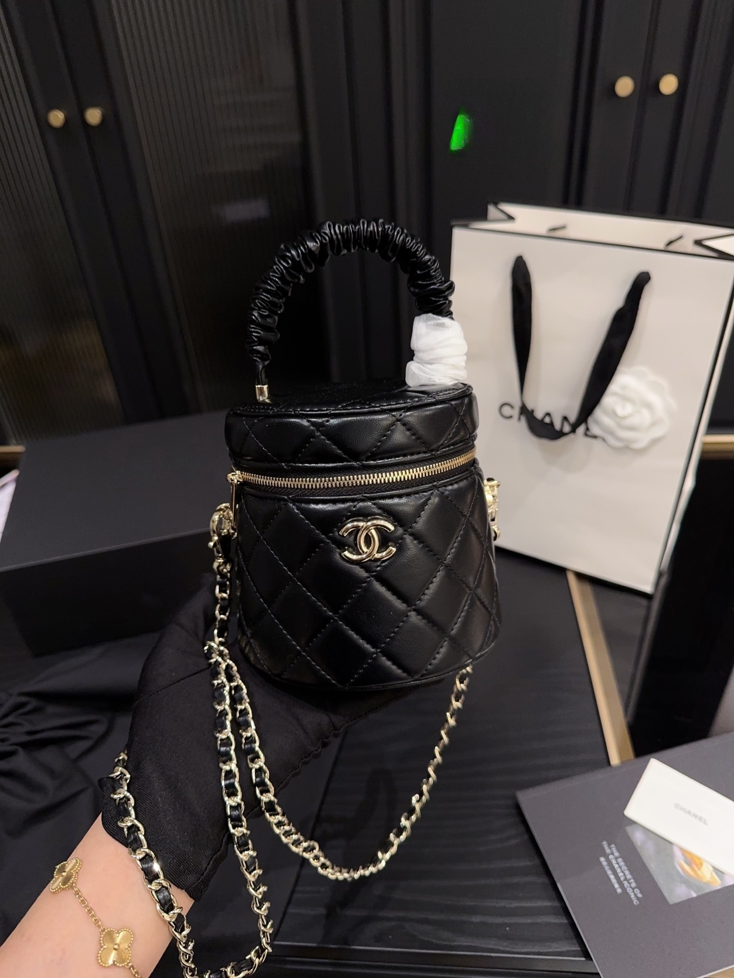 CHANEL Bucket Cosmetic Bag