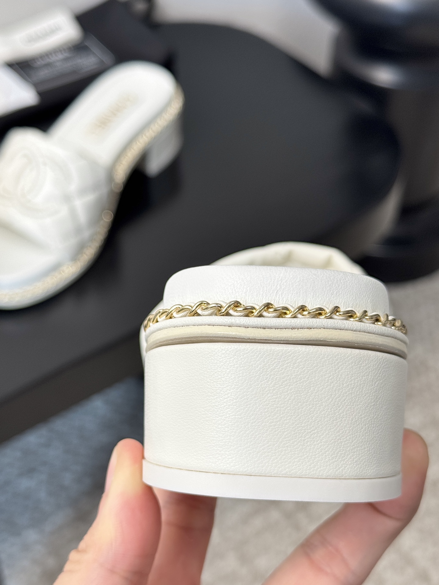 Chanel 25P Spring/Summer Lambskin Slides – New Arrival