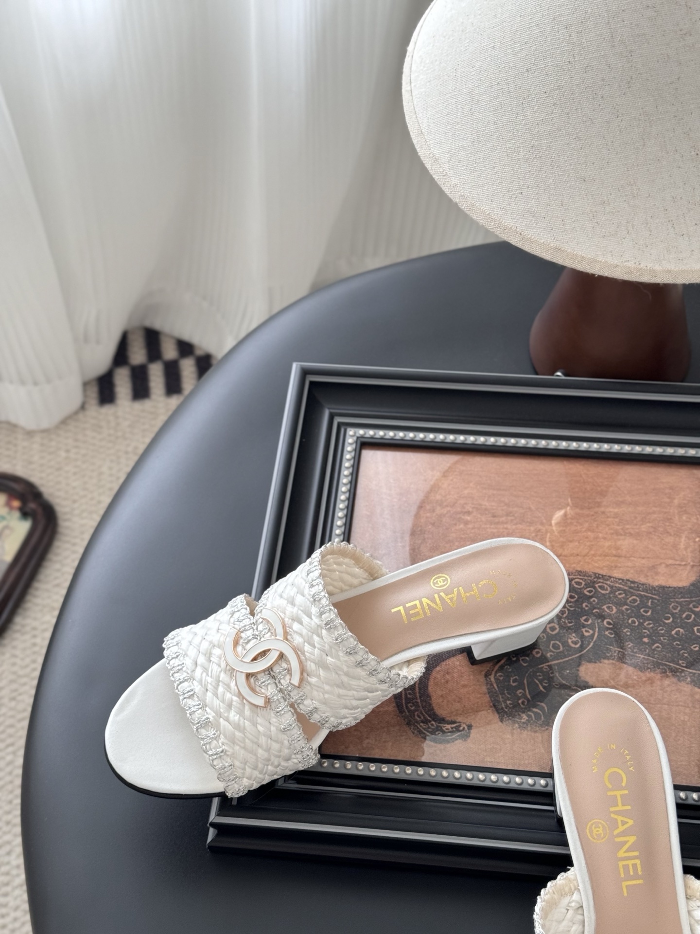 Chanel 25P New Double C Slide Sandals