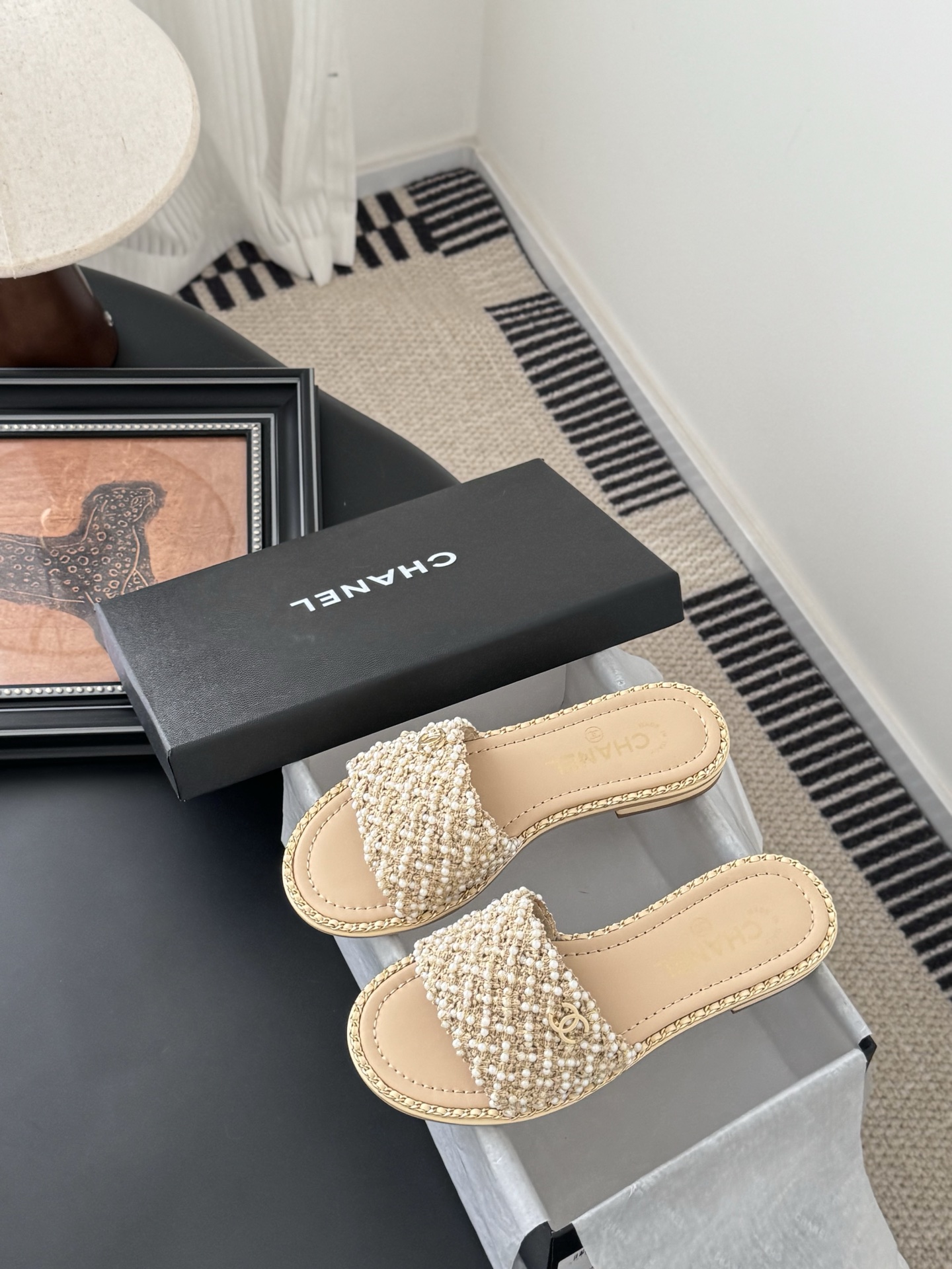 Chanel Spring-Summer New Pearl Slippers
