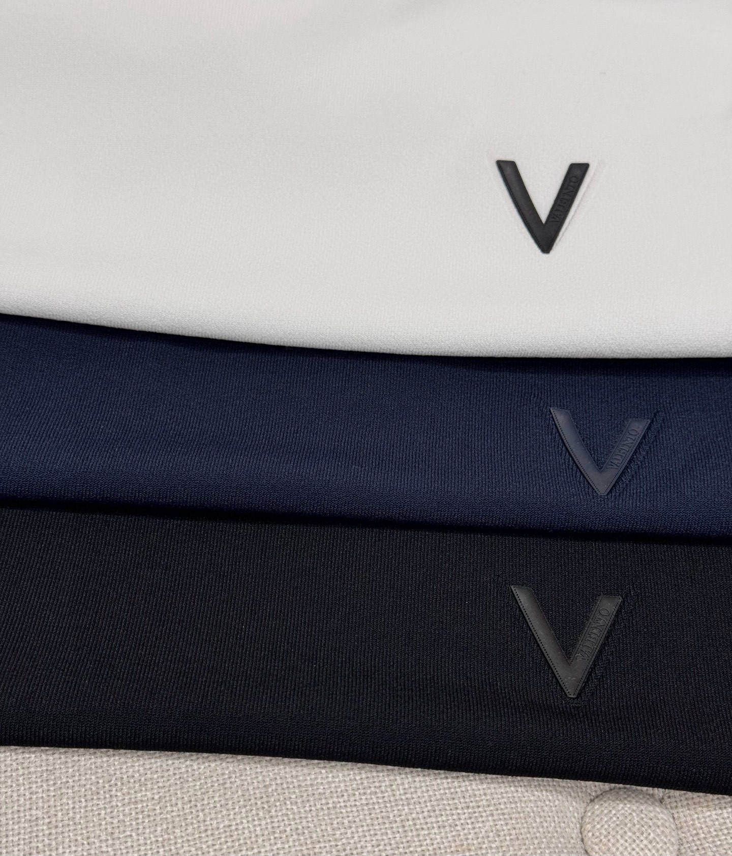 Valentino Men's SS25 Crew Neck Knit T-Shirt