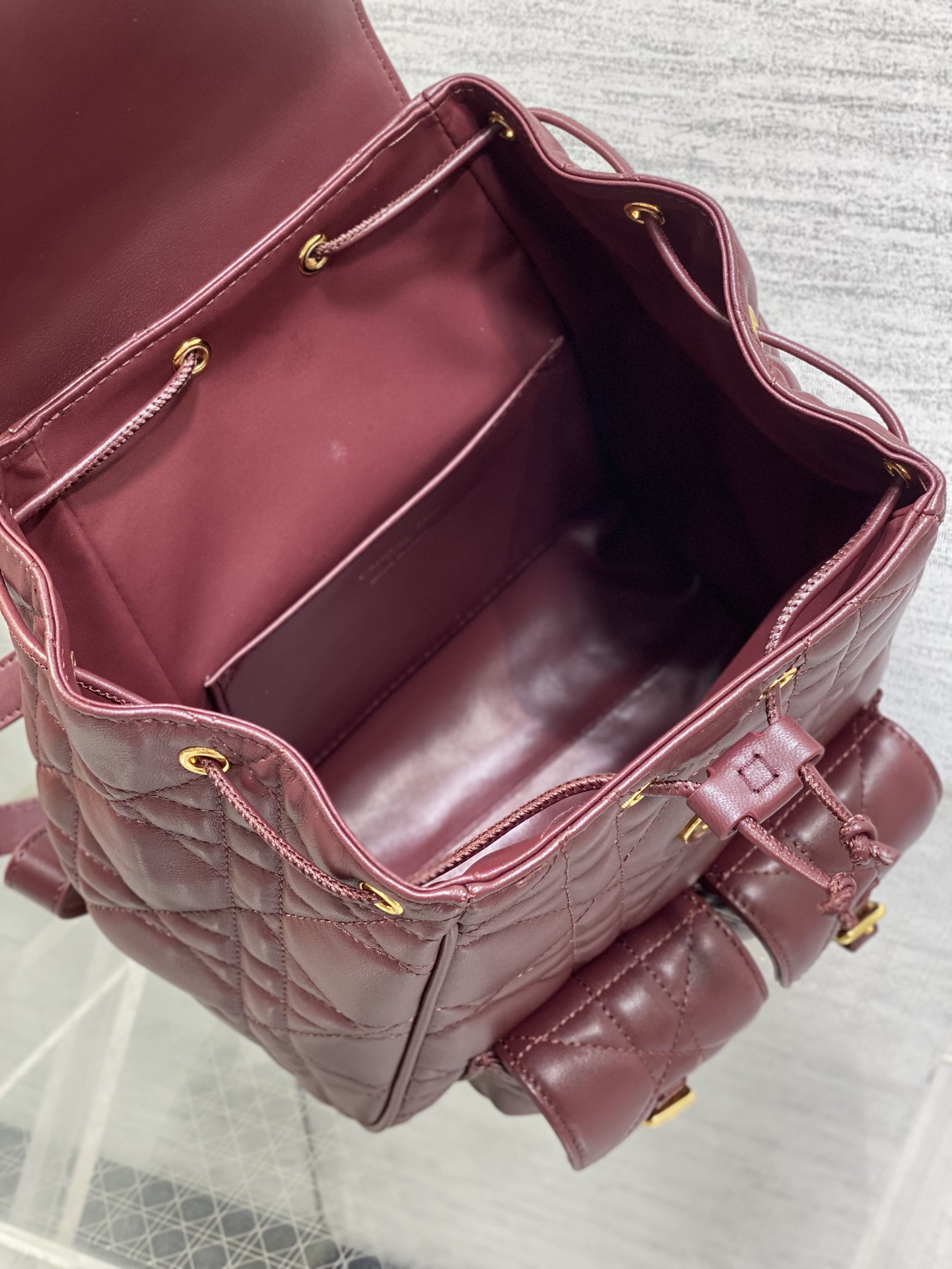 Caro Autumn/Winter series backpack-Wine red