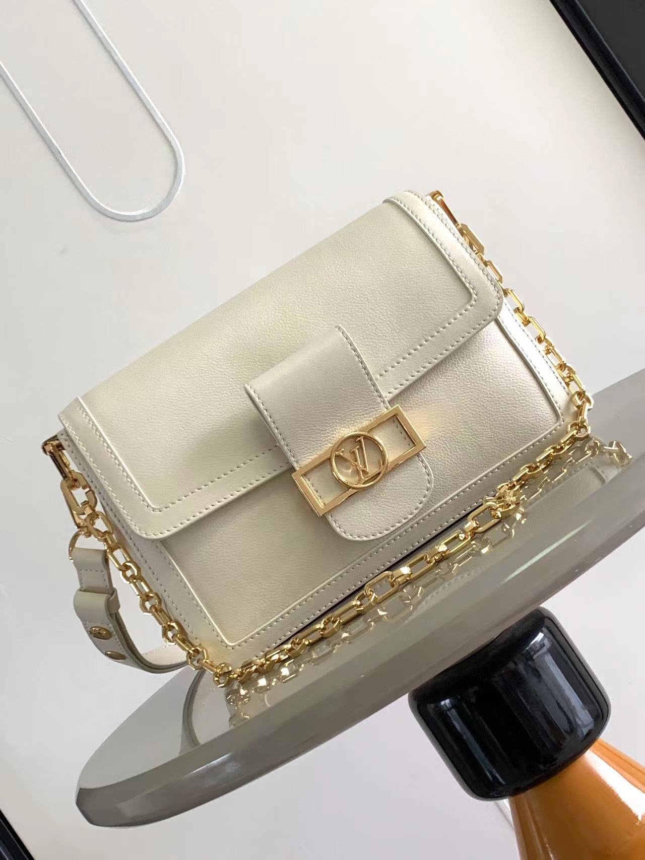 Louis Vuitton M25050 Dauphine Soft MM White