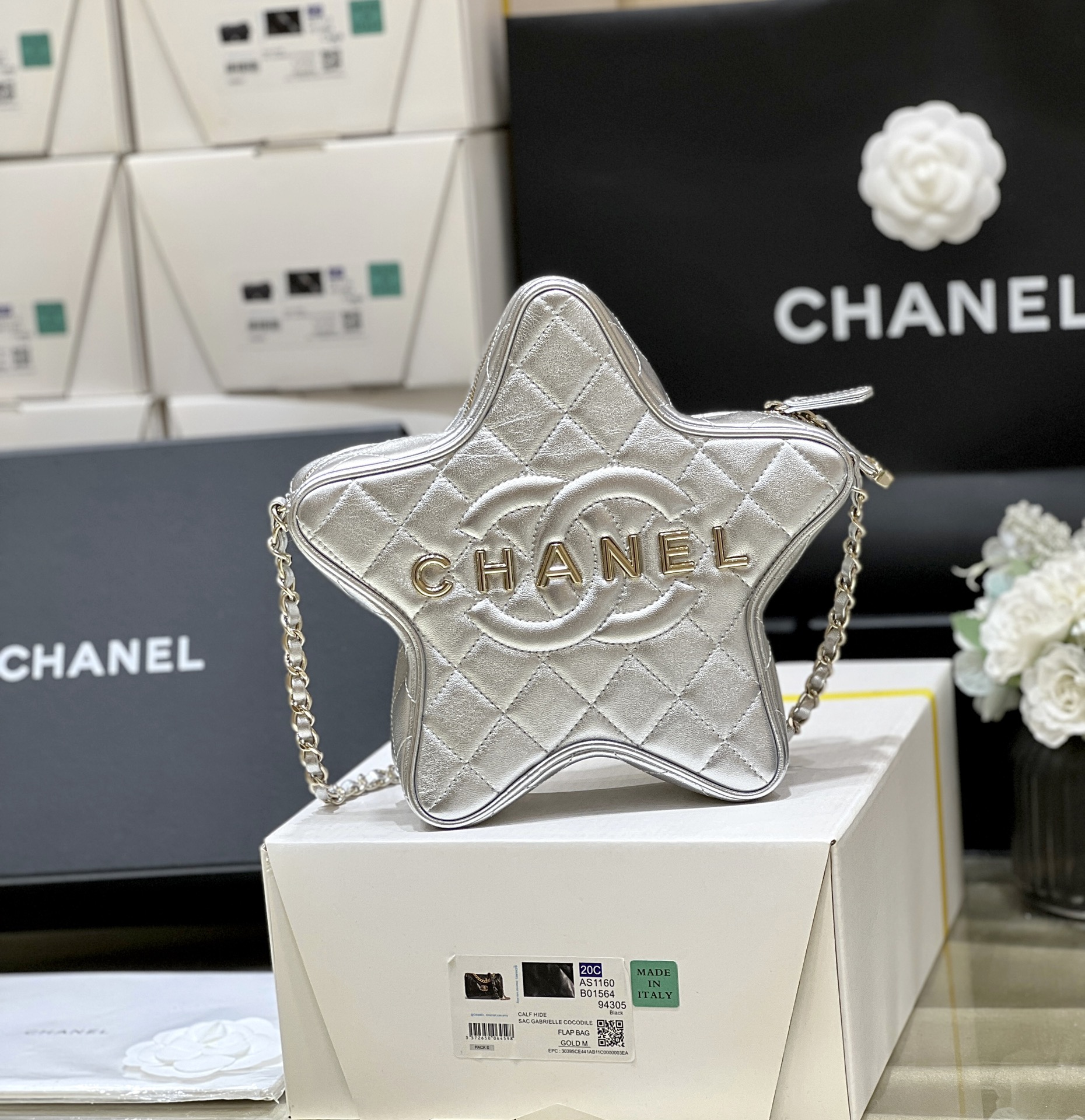 Chanel star chain bag