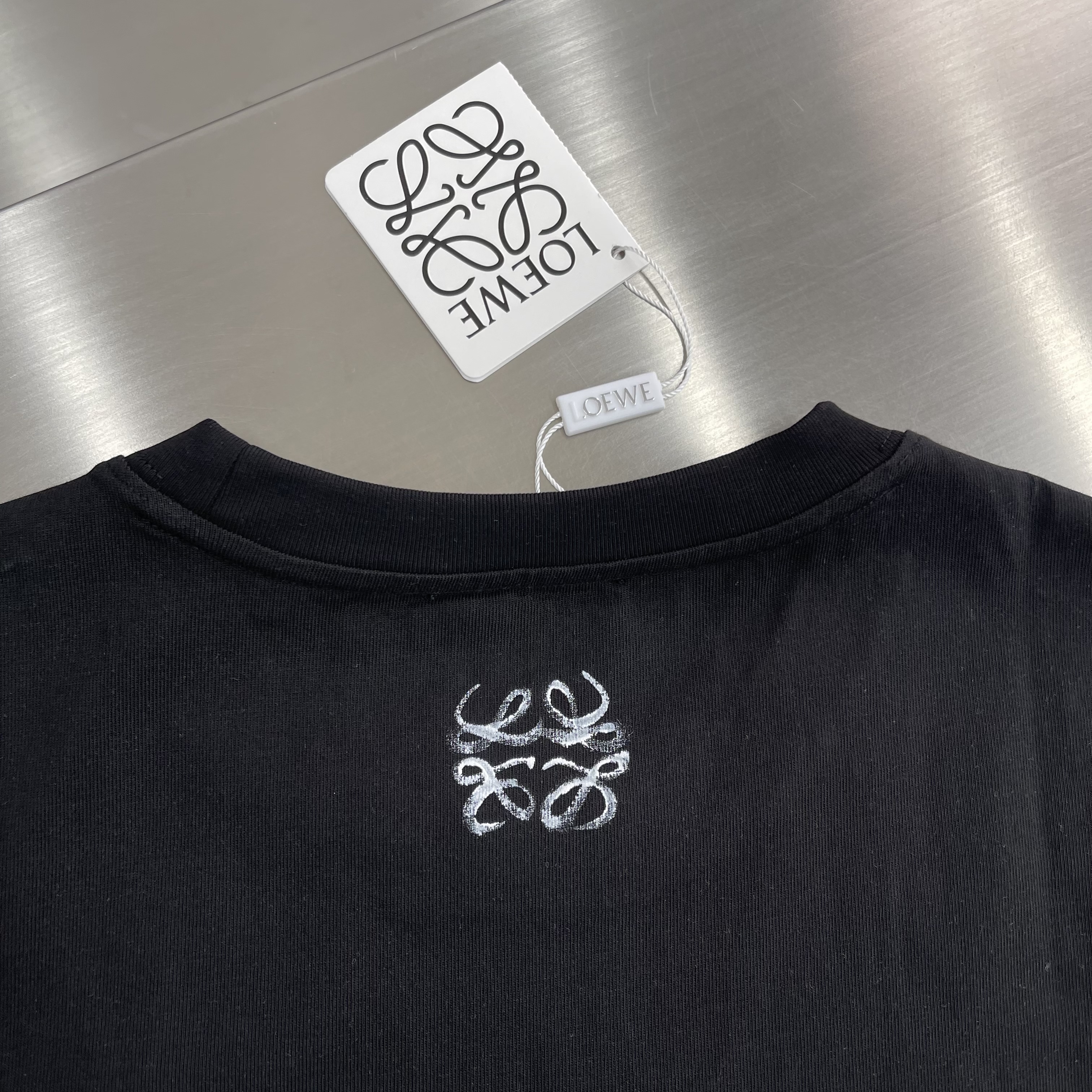 LOEWE 2025 SS Summer New Hand-Painted T-Shirt