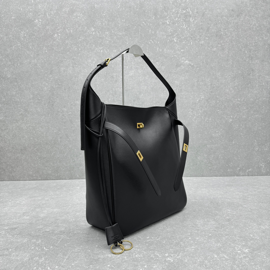 Balenciaga-Bel Air Small Hobo Bag in Black