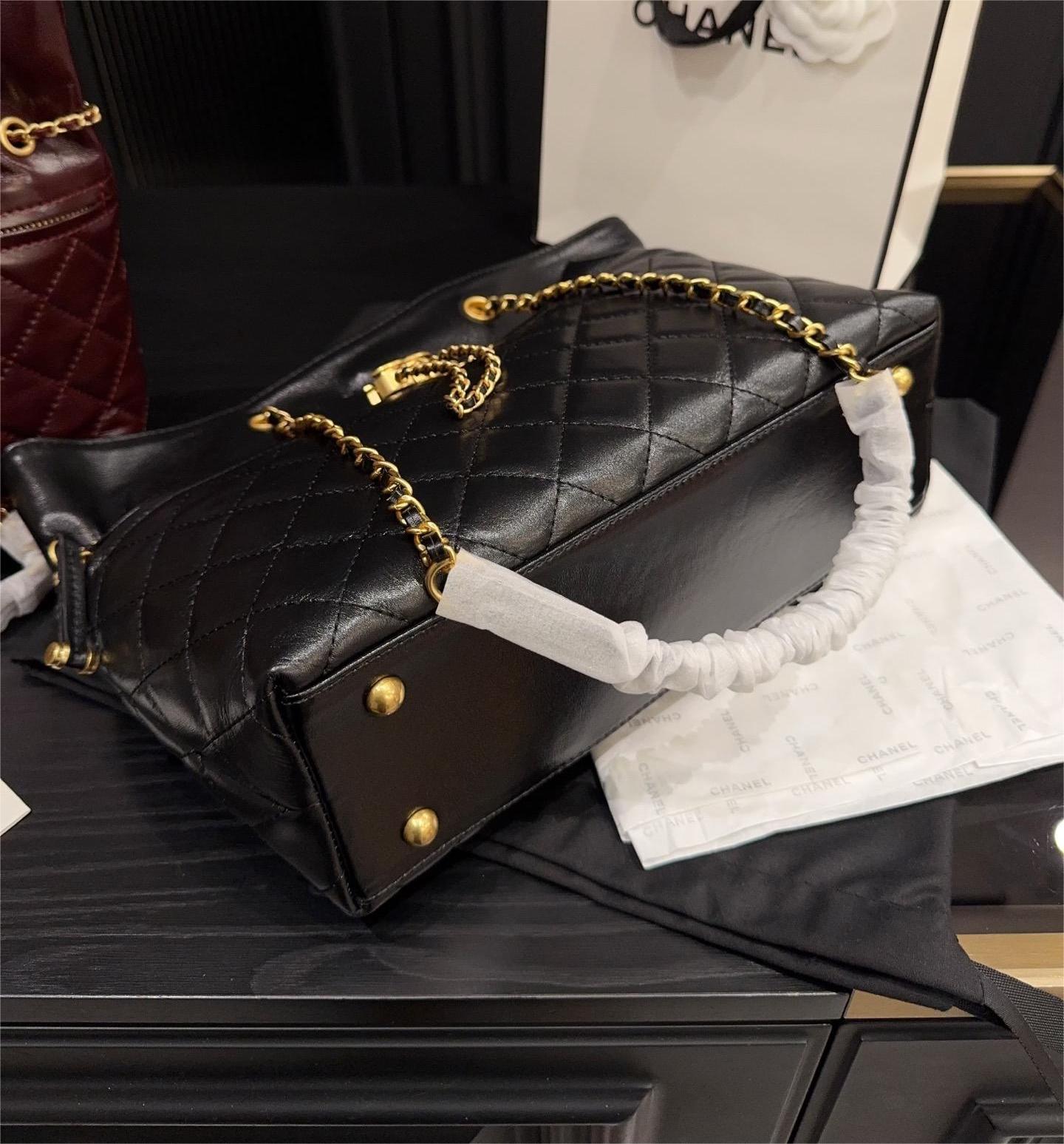 Chanel Drawstring Tote Bag