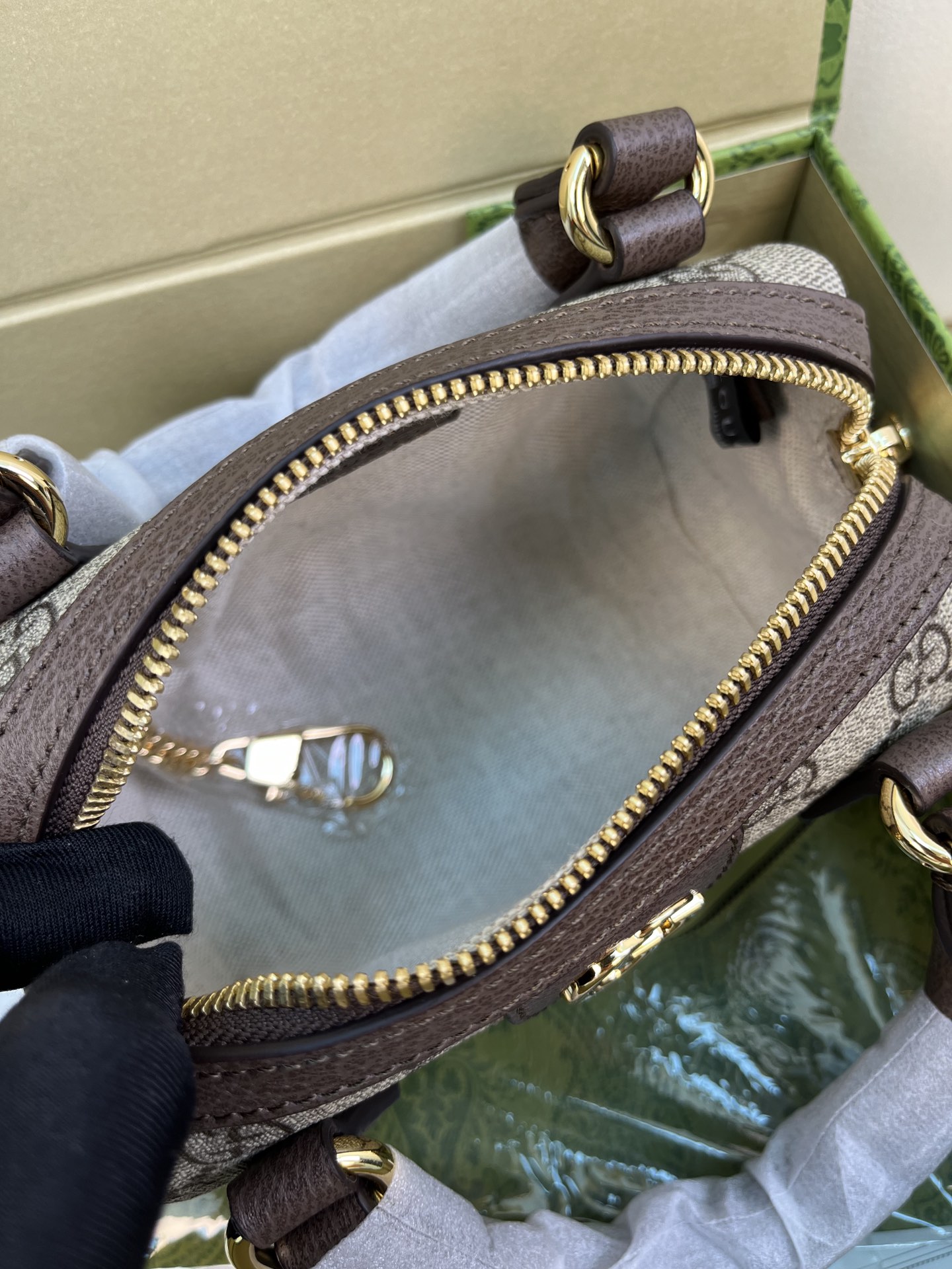 Gucci Lido Ophidia Boston Mini Bag