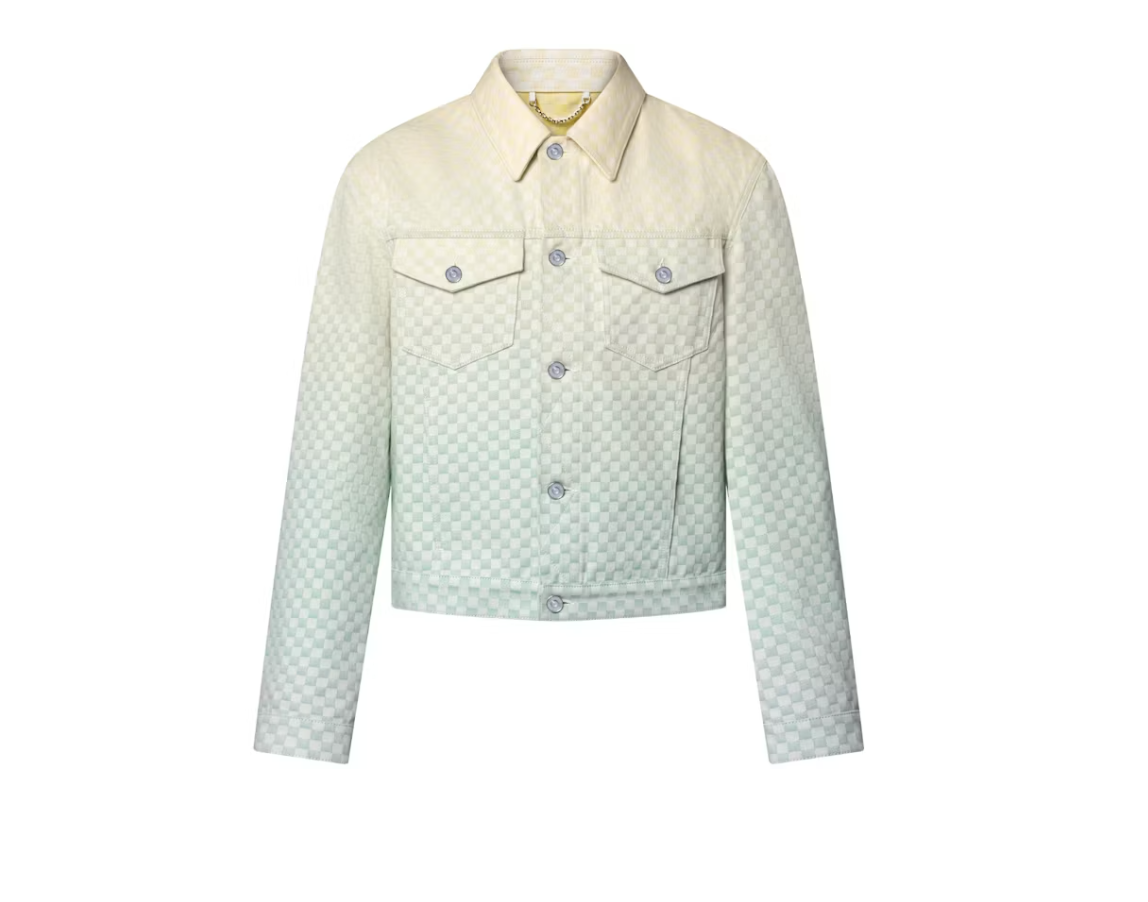 Louis Vuitton Damier Gradient Jacquard Denim Jacket