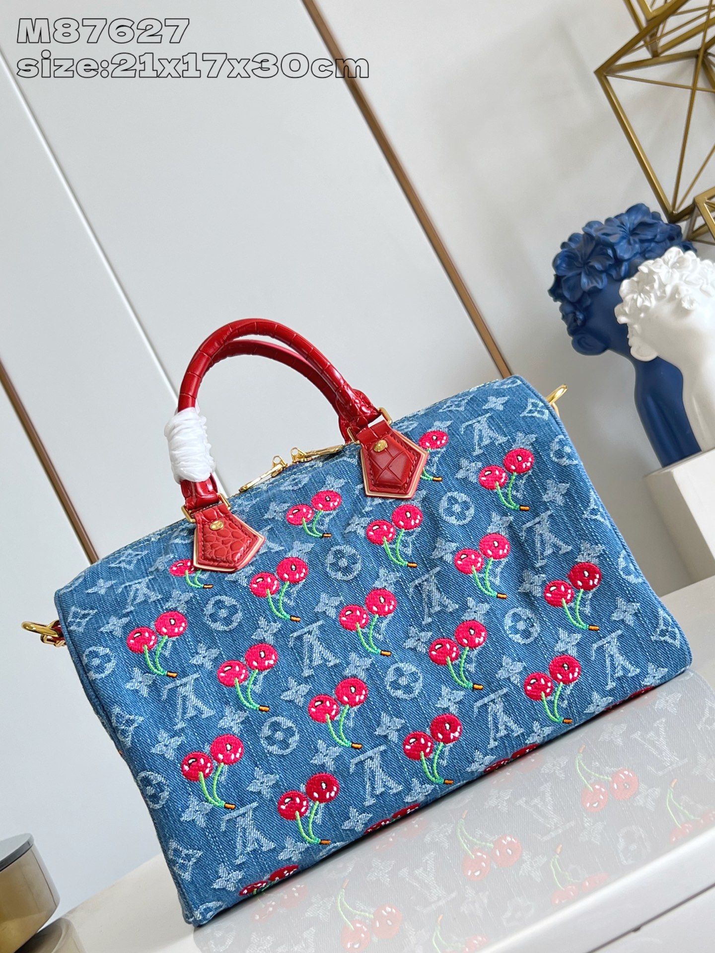 LV N87627 Lançamento LV x TM Bolsa Speedy Soft 30