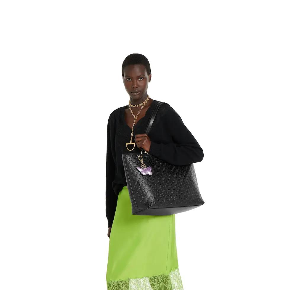 GUCCI-Emblem large tote bag