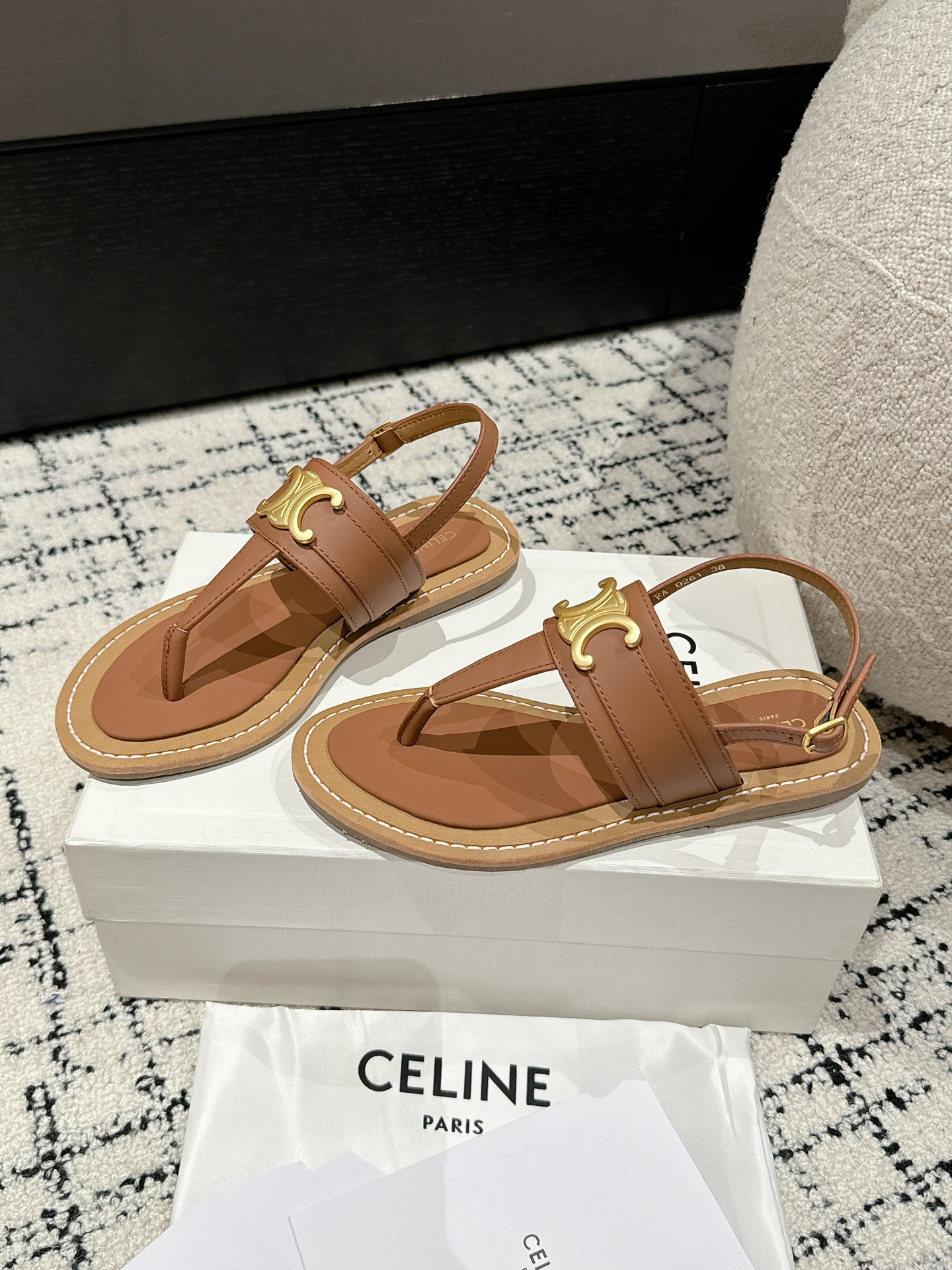 Celine Triomphe Sandals