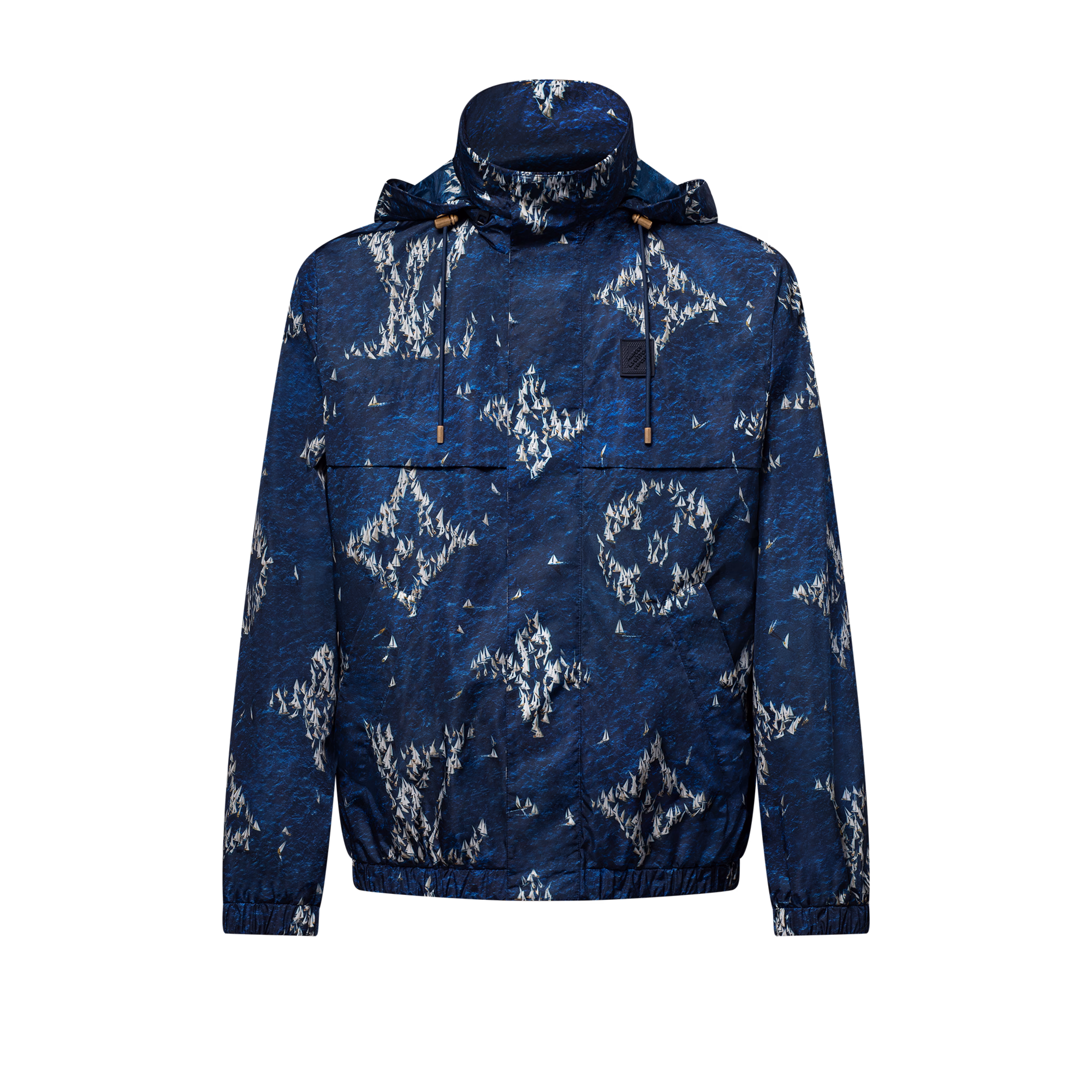 LV 1AHV32 Printed Monogram Windbreaker