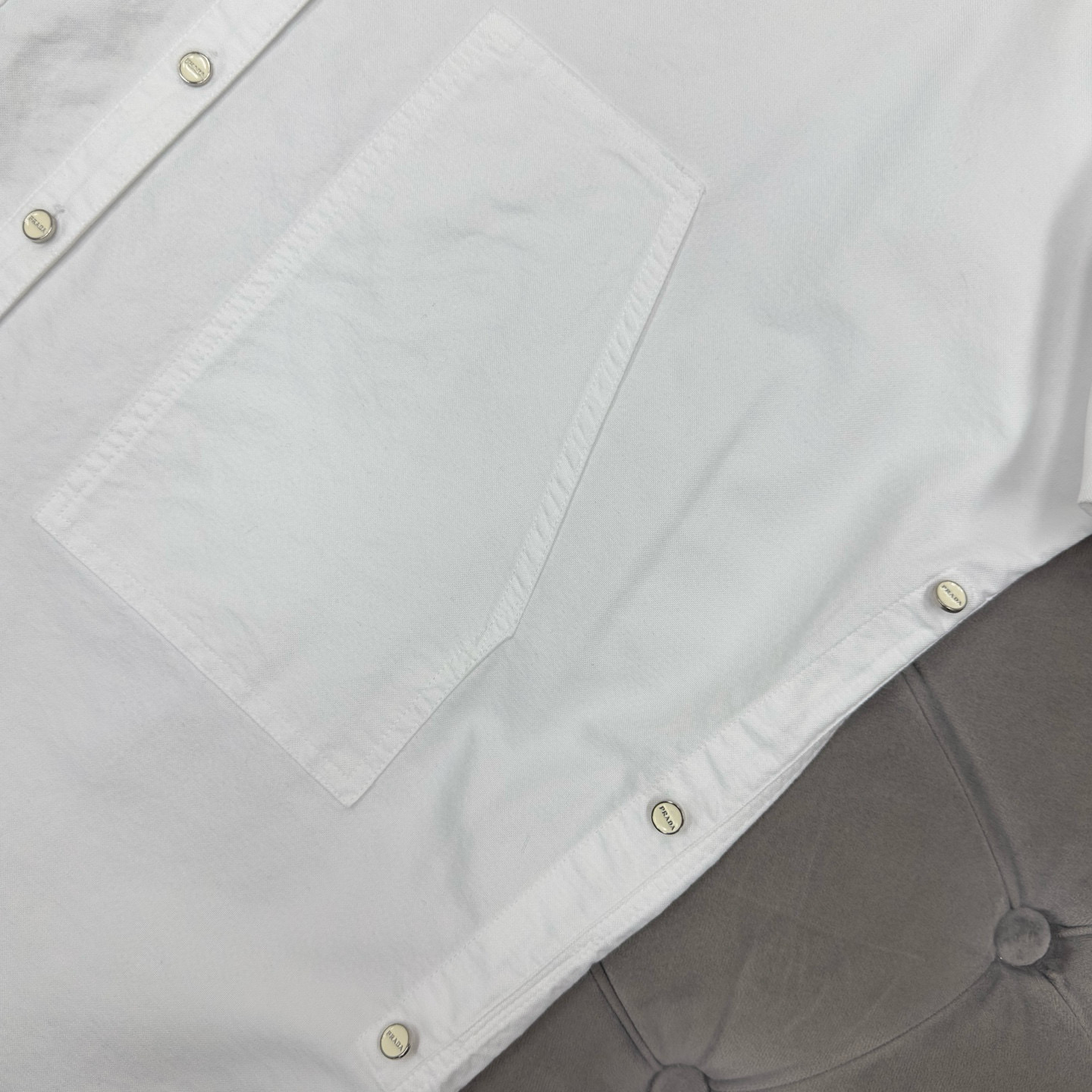 Prada Alphabet White Shirt