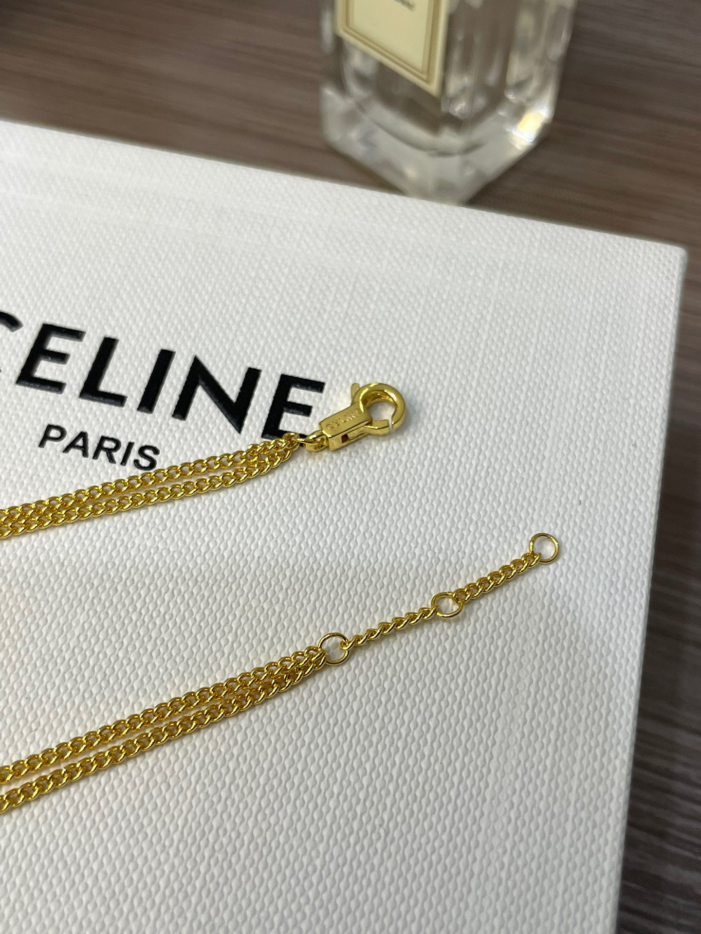 Celine Bracelet Bangle Cuff Gold Mailon Triomphe