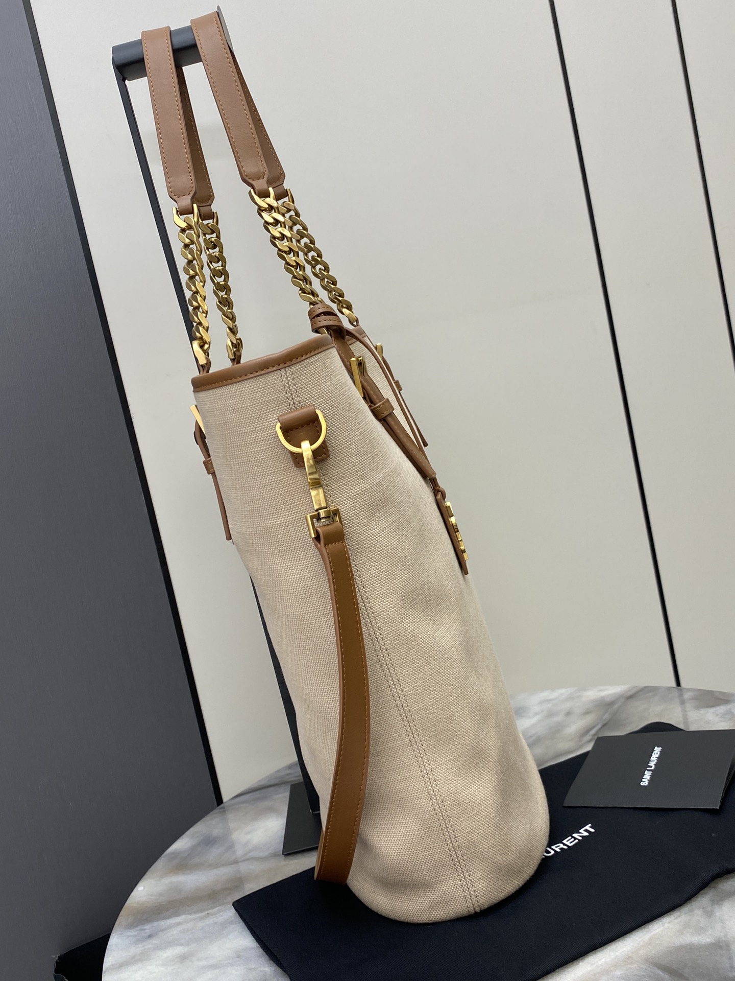 latest canvas tote bag-canvas brown