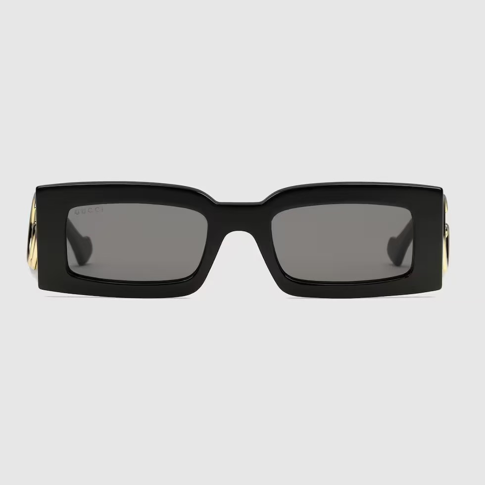 GUCCI-Rectangular frame sunglasses