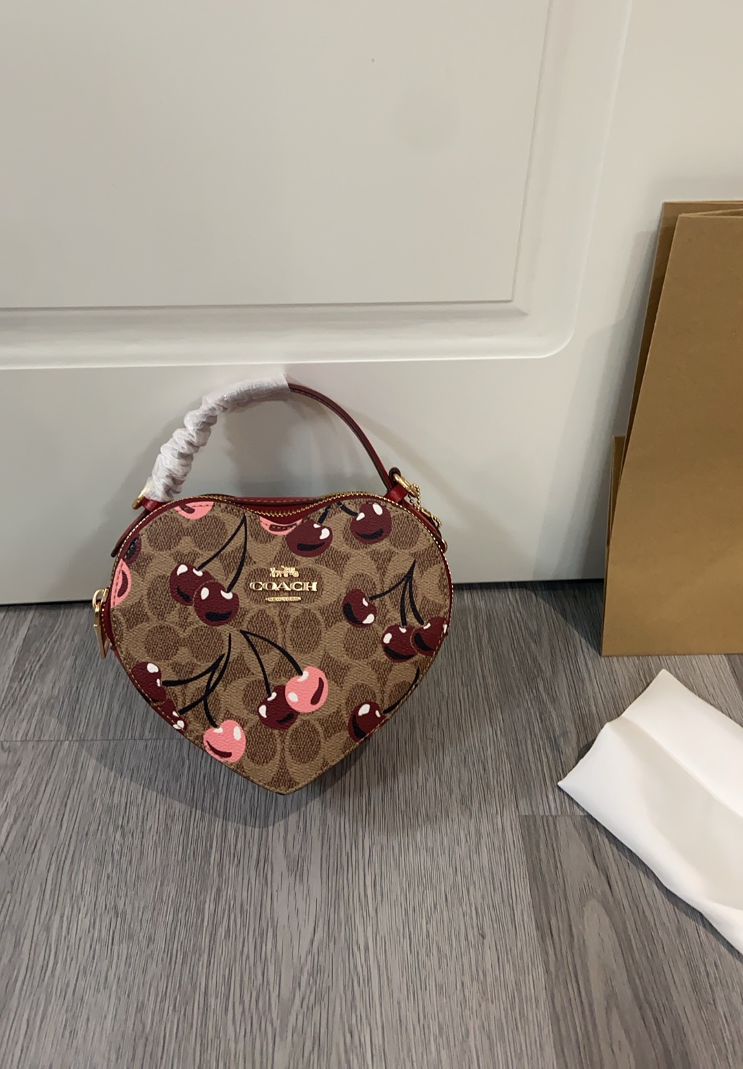 COACH-Teri cute cherry bag