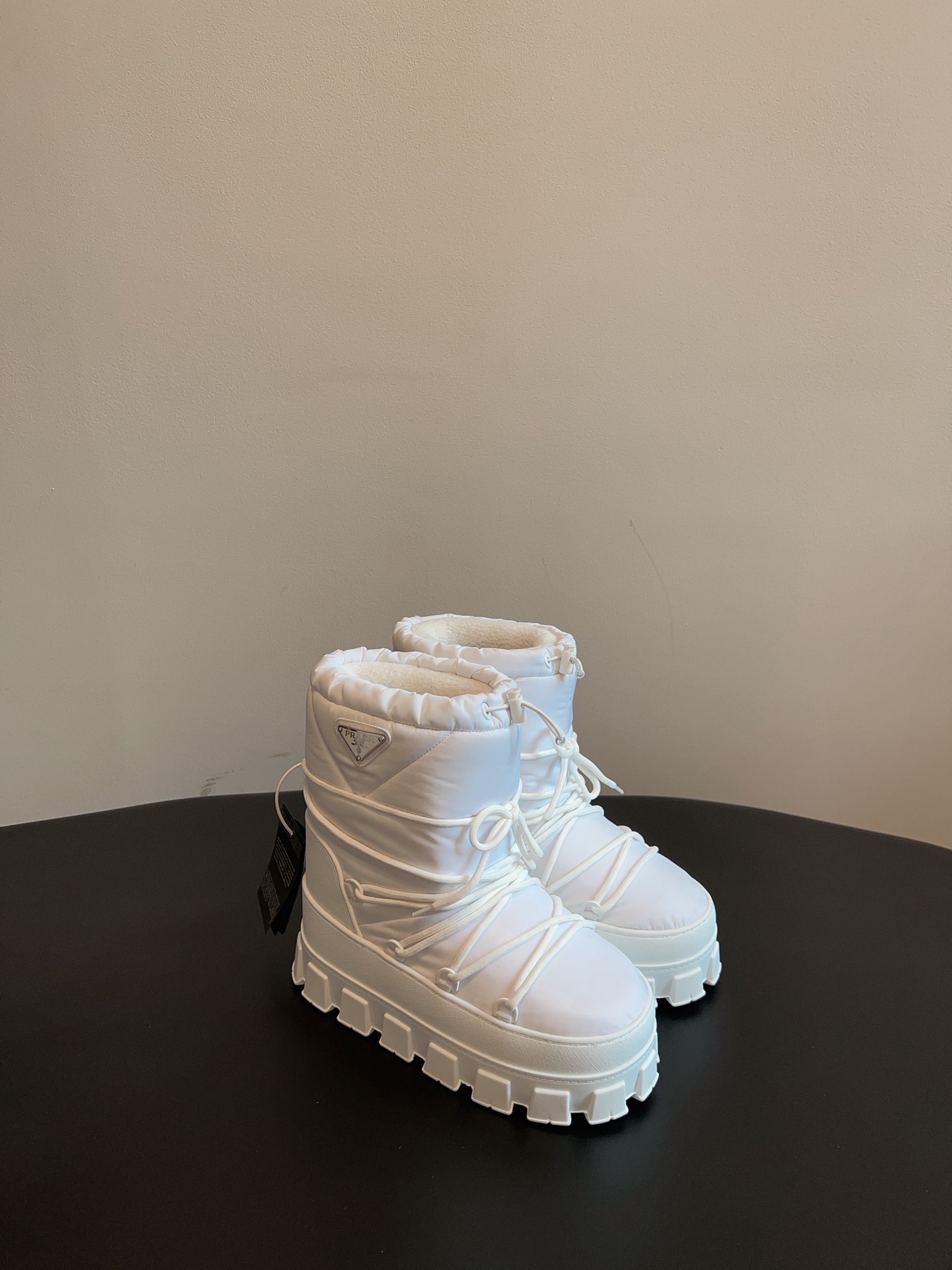 Prad down snow boots-white