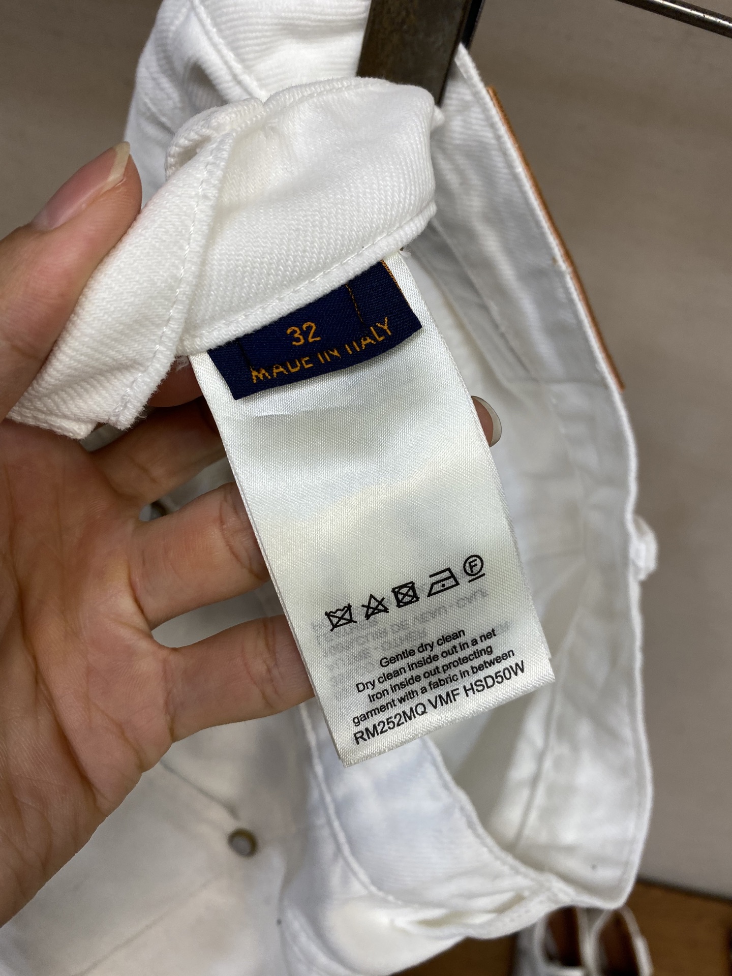 LV Embroidered Skate Jeans