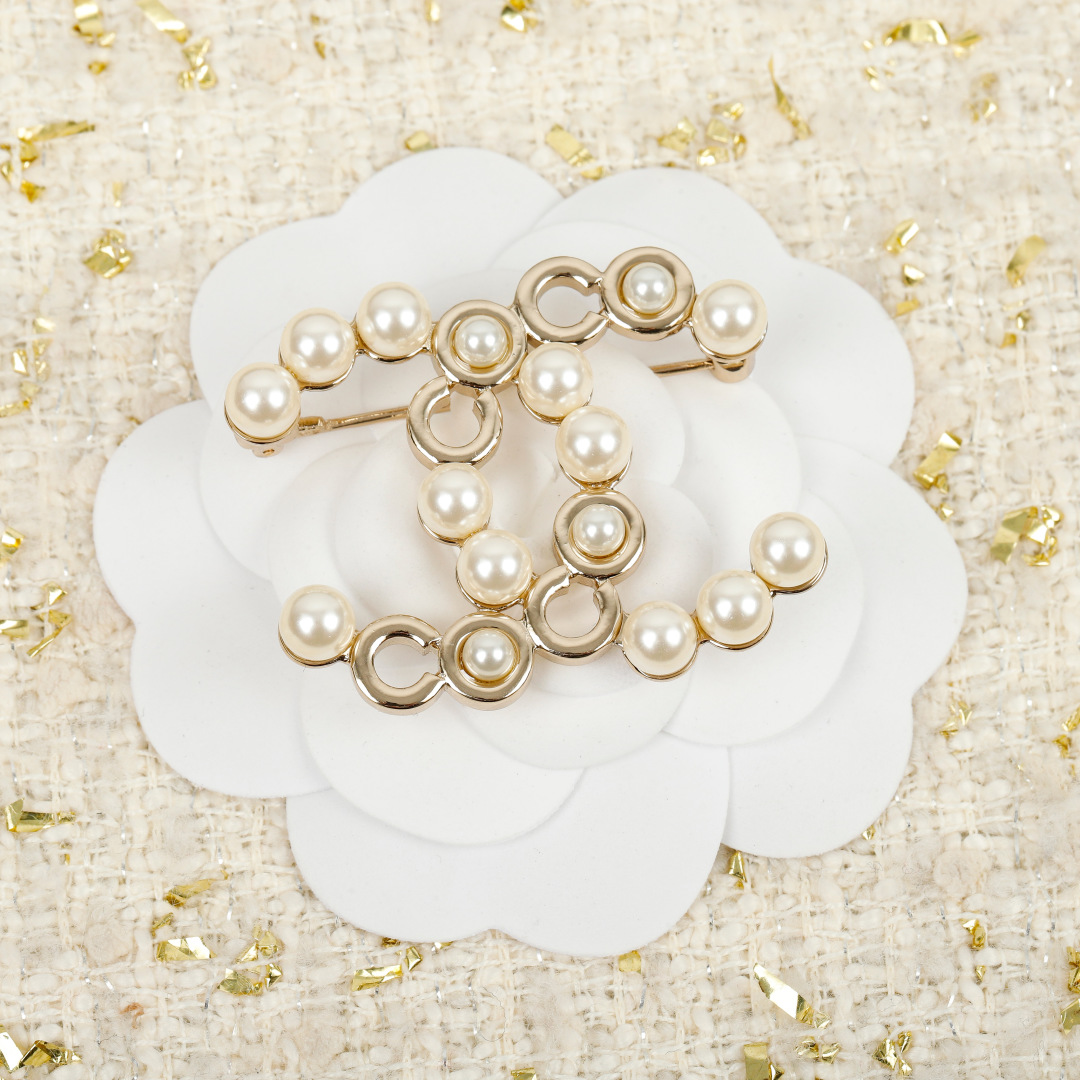 Chanel Pearl Brooch