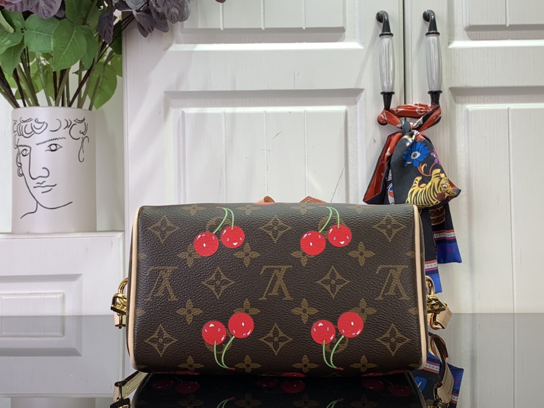 New LV x TM Speedy Bandoulière 20 M13094