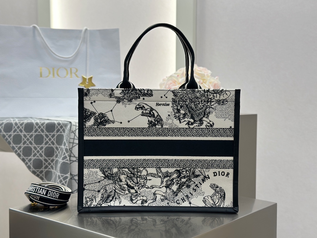 Black and white constellation bag