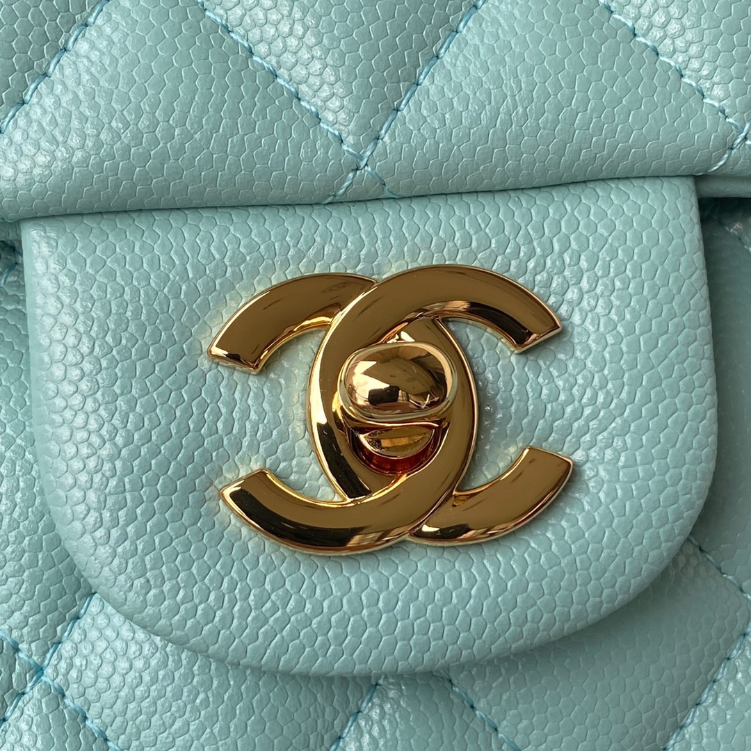 Chanel Classic Flap Bag-aquamarine