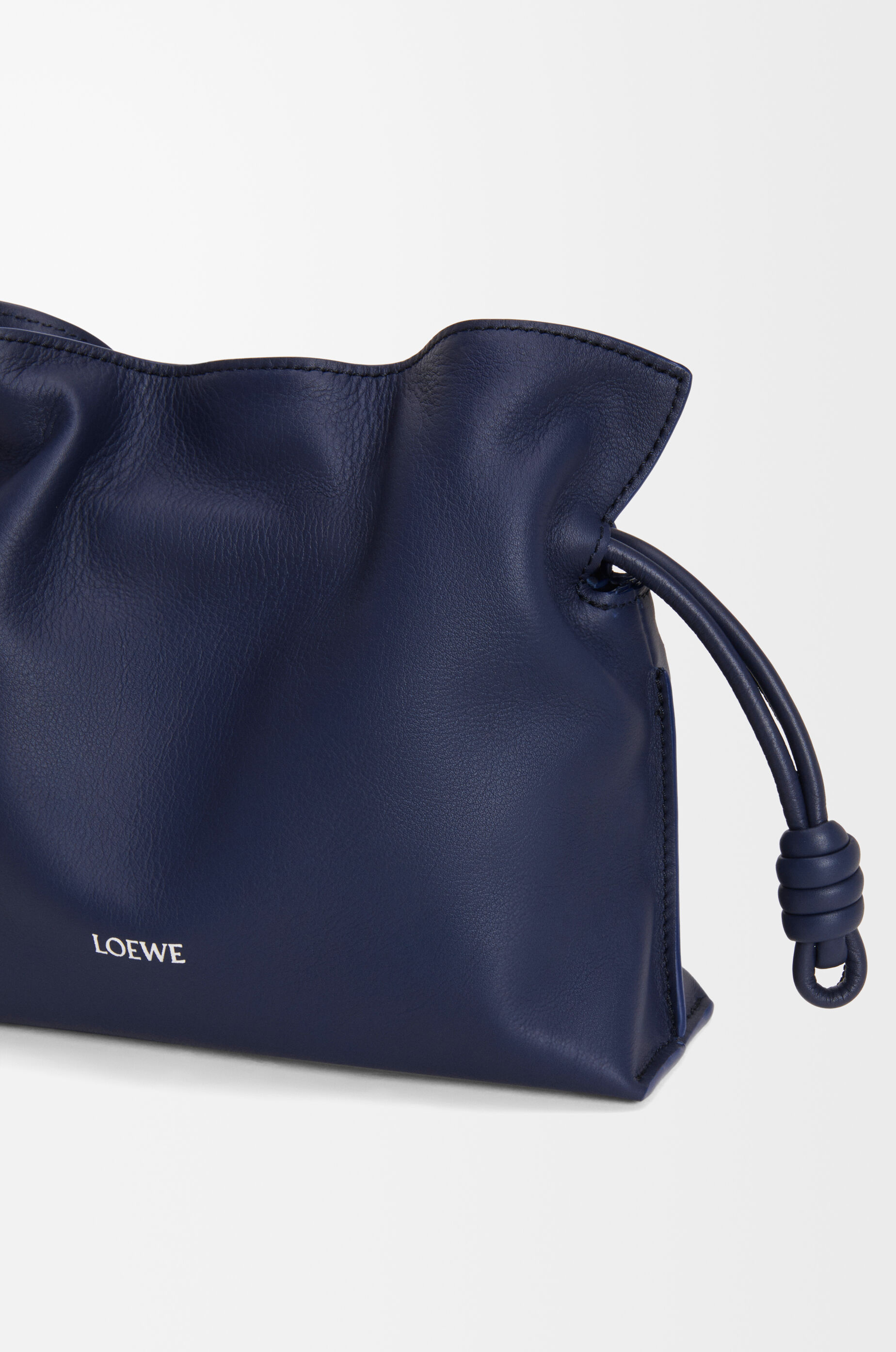 LOEWE- Flamenco Nappa Leather Clutch