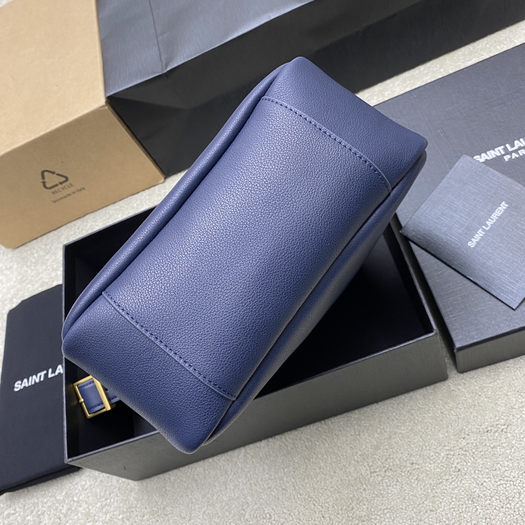 SAINT LAURENT ROSE Hobo Bag in Royal Blue