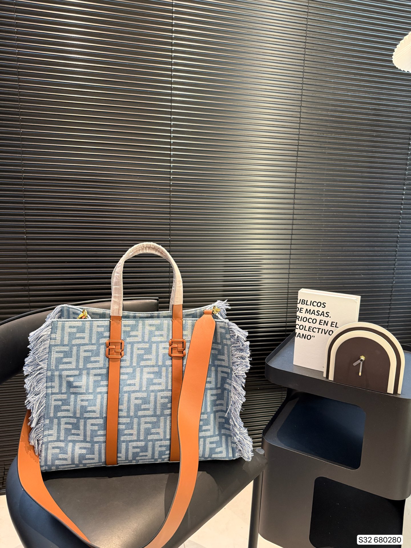 Fendi Structured Tote Bag