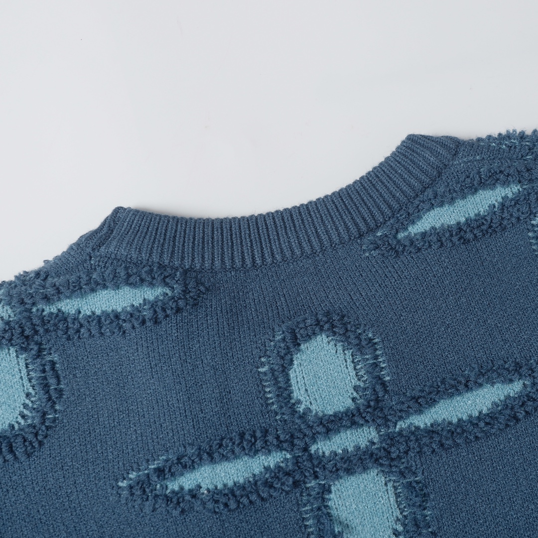 LV-crew neck jumper long sleeve sweater