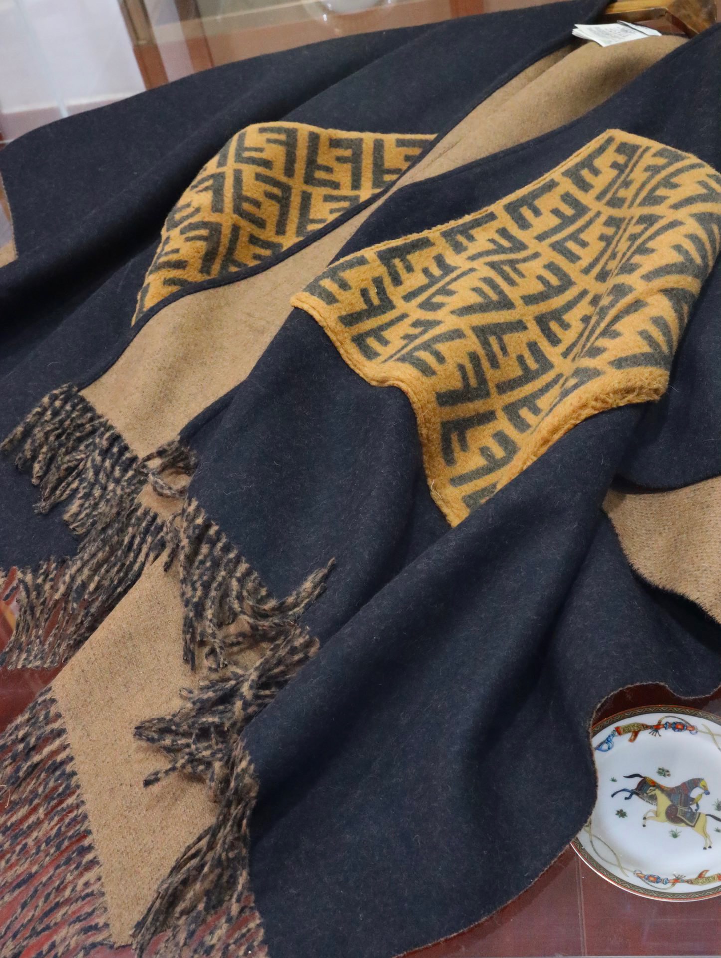 Fendi limited edition cape shawl