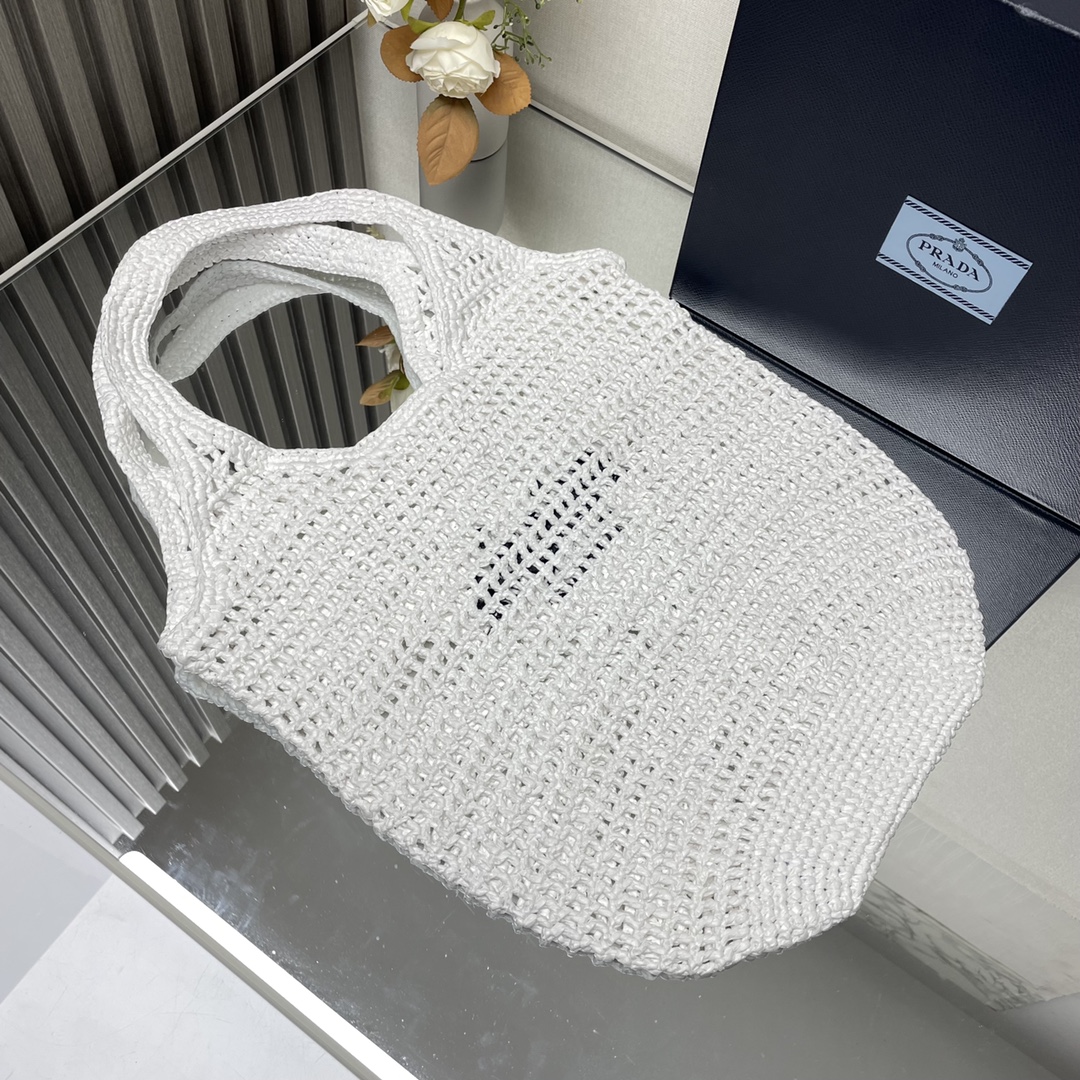 PRADA Crochet Tote Bag 1BG424
