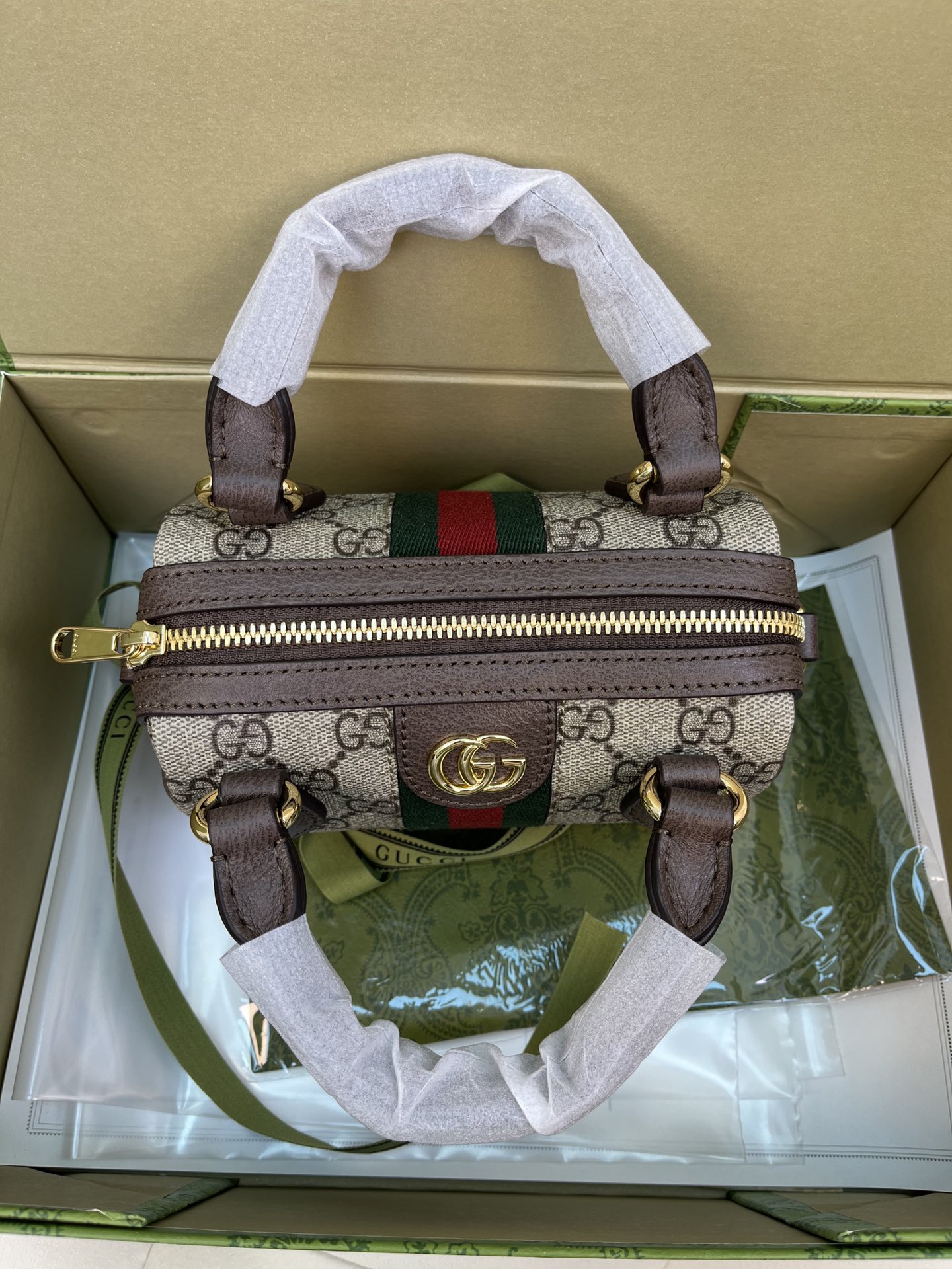 Gucci Lido Ophidia Boston Mini Bag