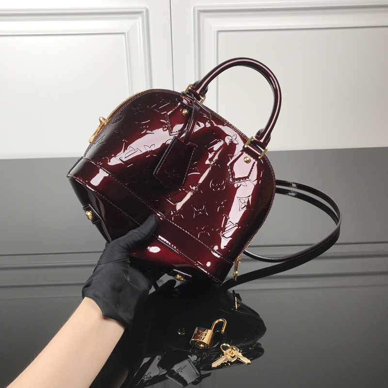 Louis Vuitton Alma BB Burgundy M91678